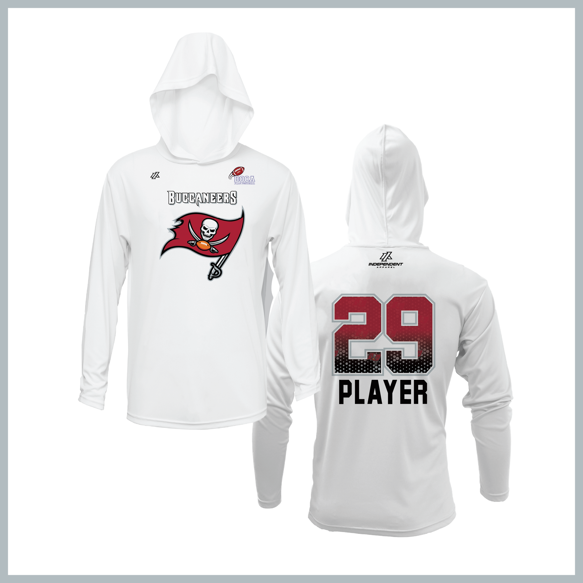 BFFC Fall '25 Buccaneers Mascot Lightweight Hoodie