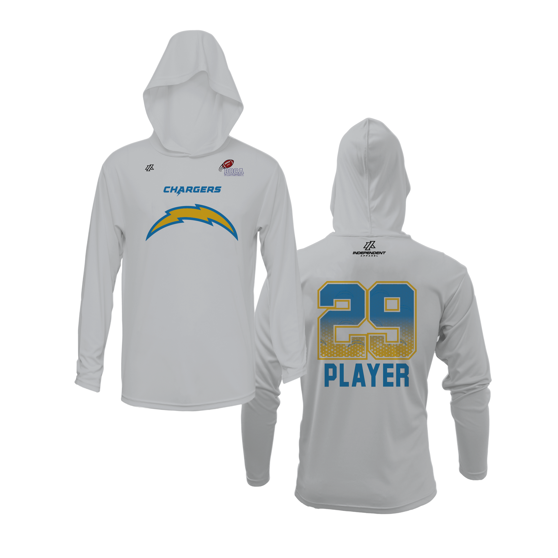 BFFC Fall '25 Chargers Logo Lightweight Hoodie