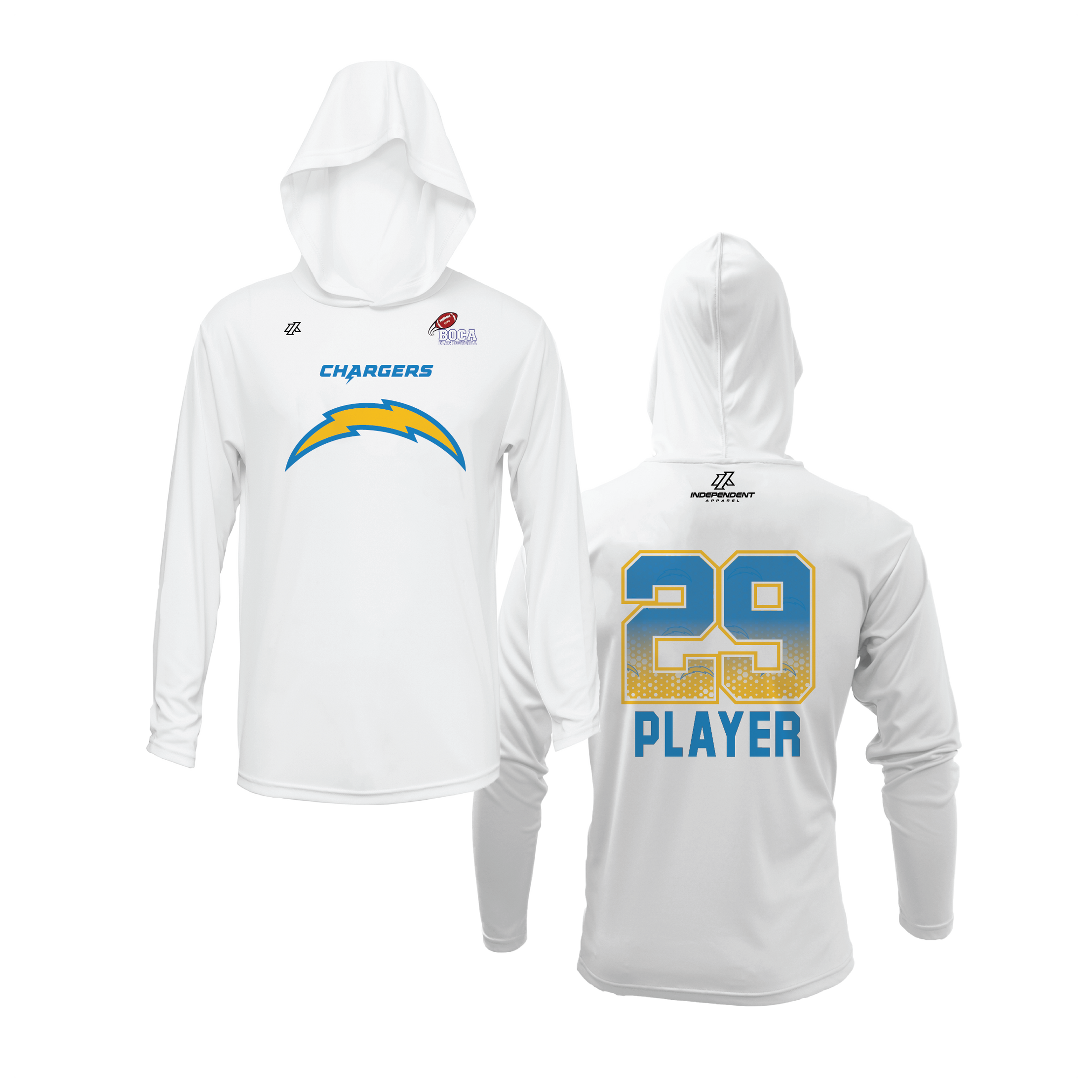 BFFC Fall '25 Chargers Logo Lightweight Hoodie