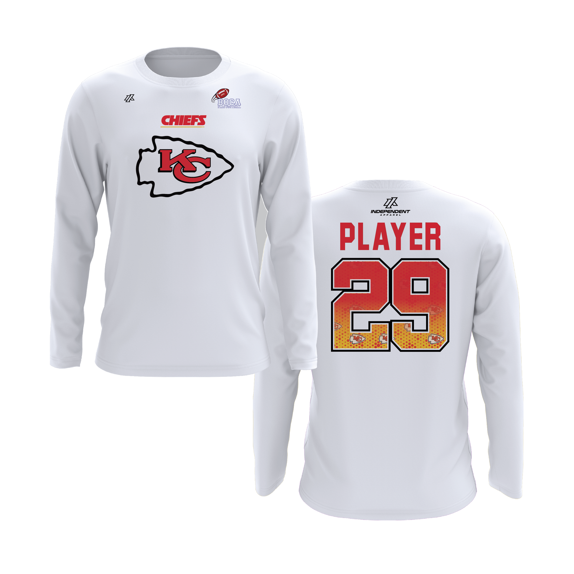 BFFC Fall '25 Chiefs Logo Long Sleeve Shirt