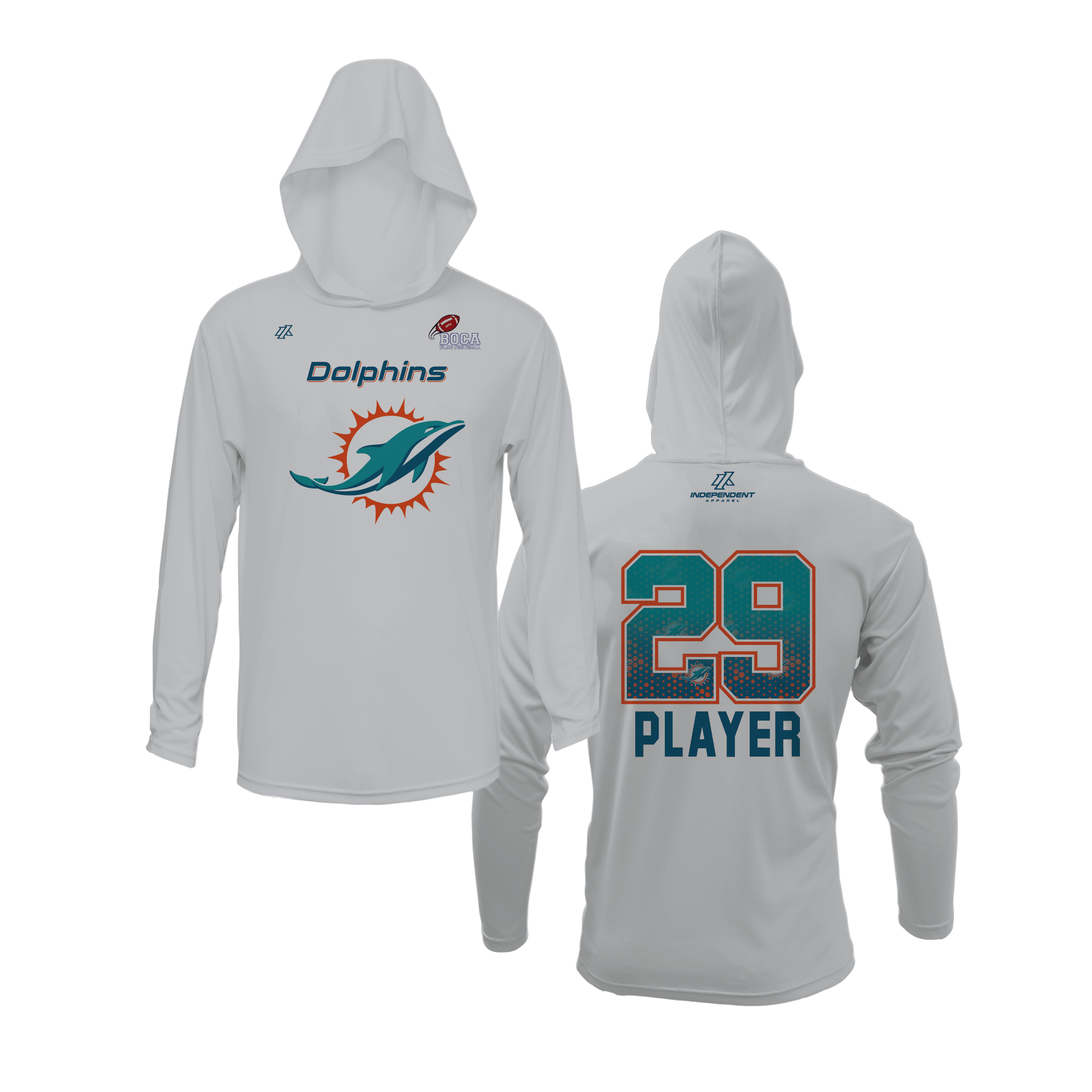 BFFC Fall '25 Dolphins Mascot Lightweight Hoodie