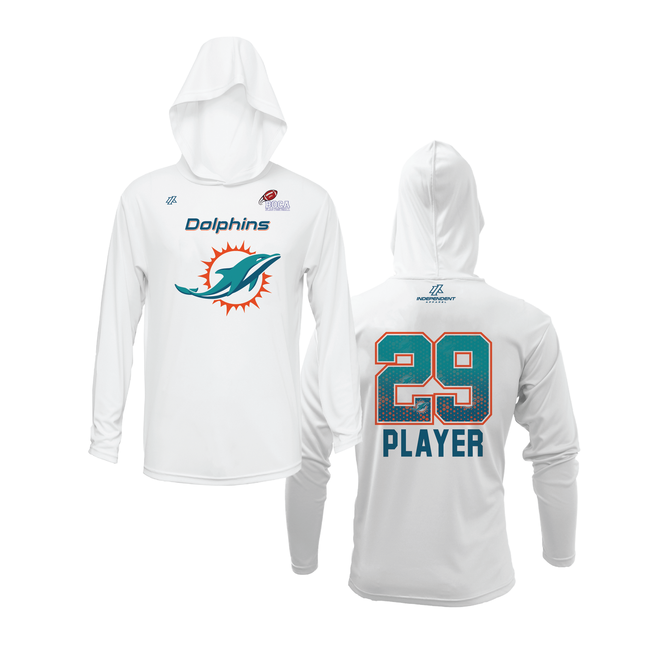 BFFC Fall '25 Dolphins Mascot Lightweight Hoodie