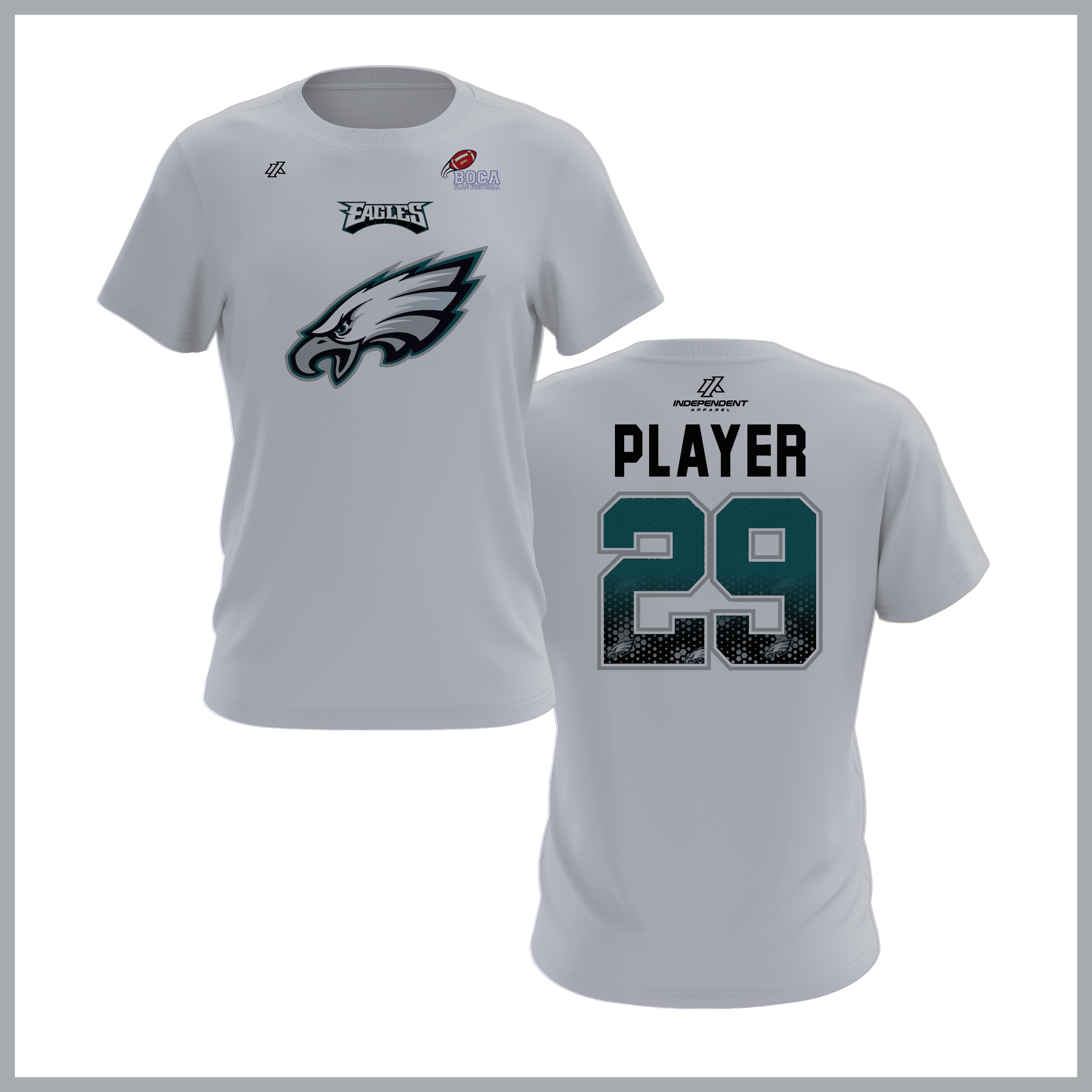 BFFC Fall '25 Eagles Mascot Short Sleeve Shirt