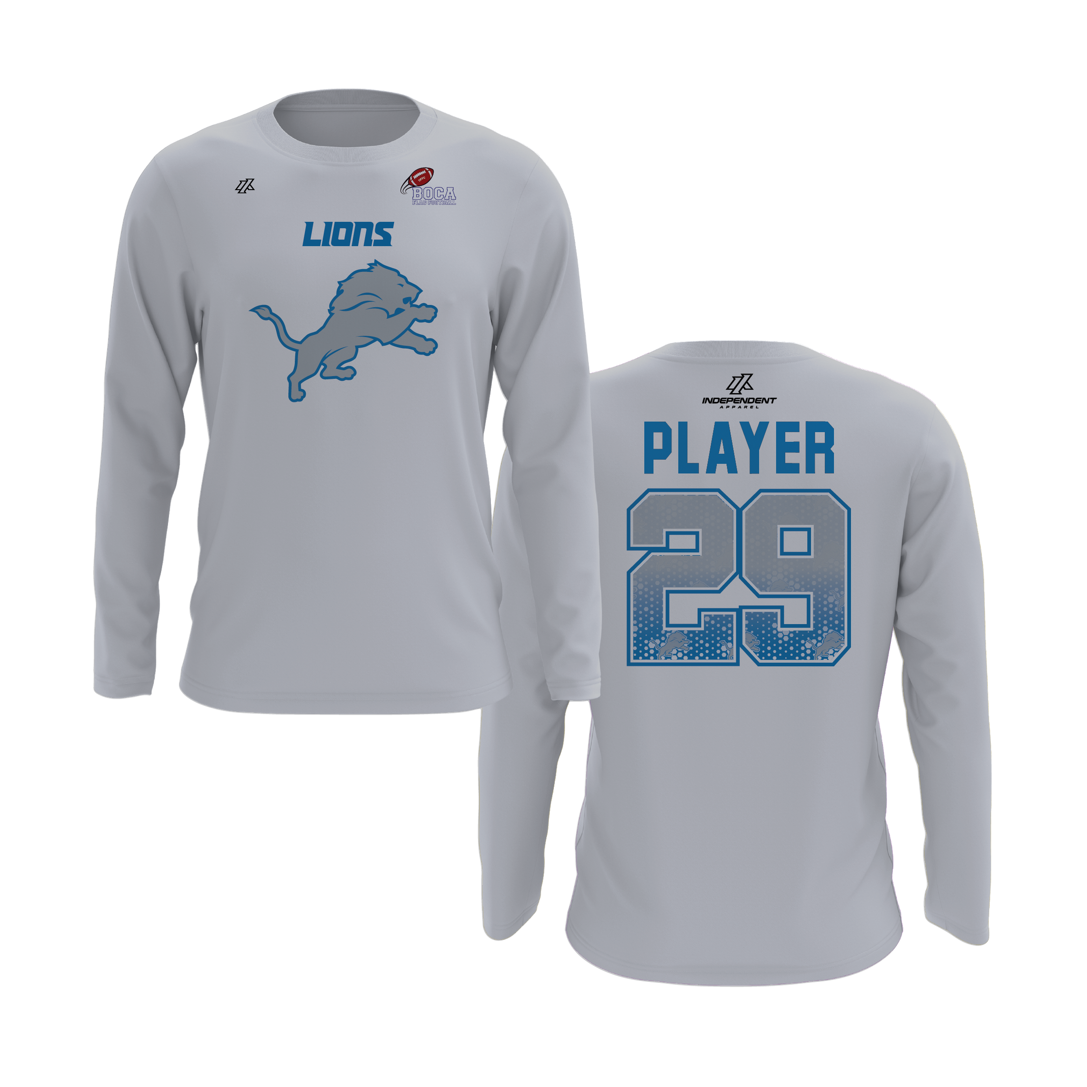 BFFC Fall '25 Lions Mascot Long Sleeve Shirt