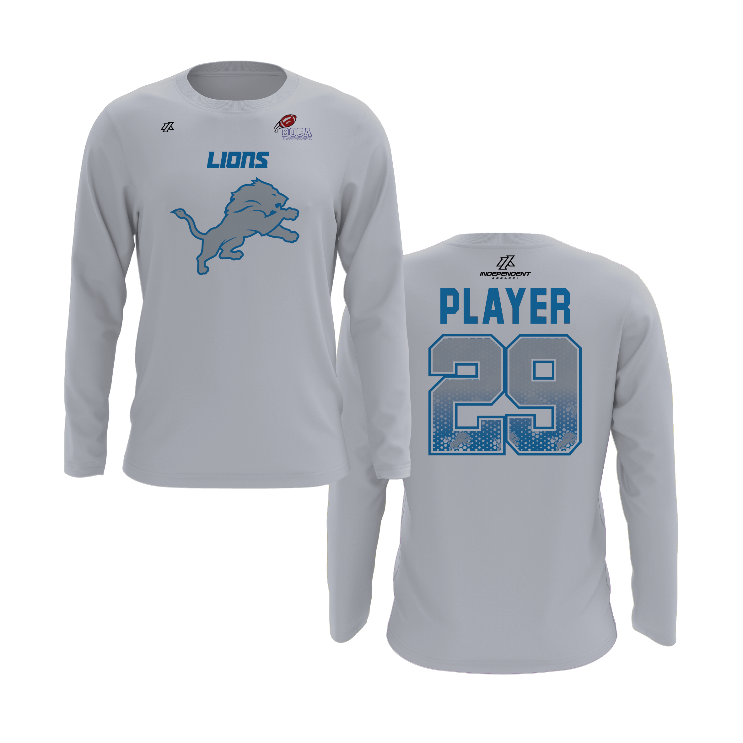 BFFC Fall '25 Lions Mascot Long Sleeve Shirt