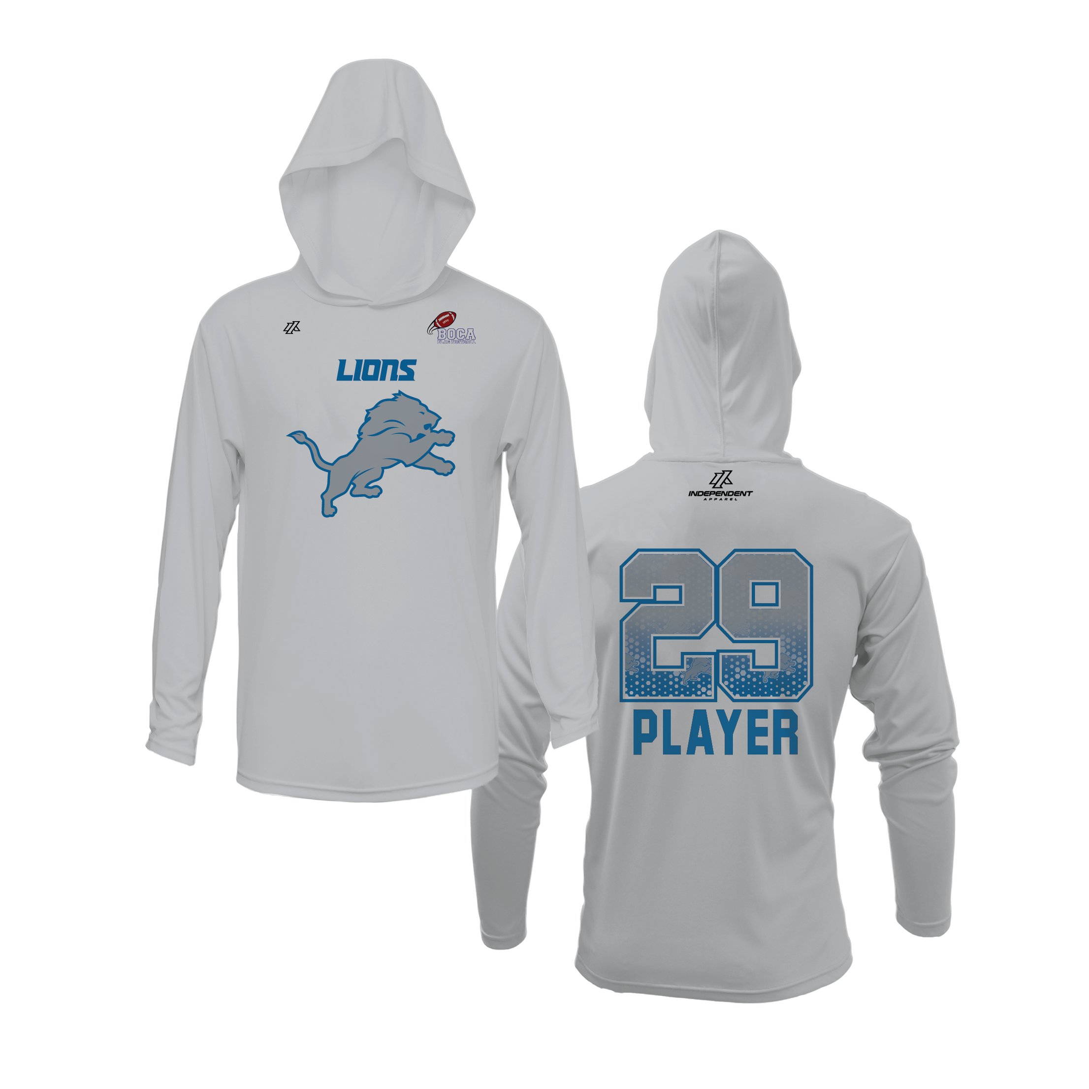 BFFC Fall '25 Lions Mascot Lightweight Hoodie