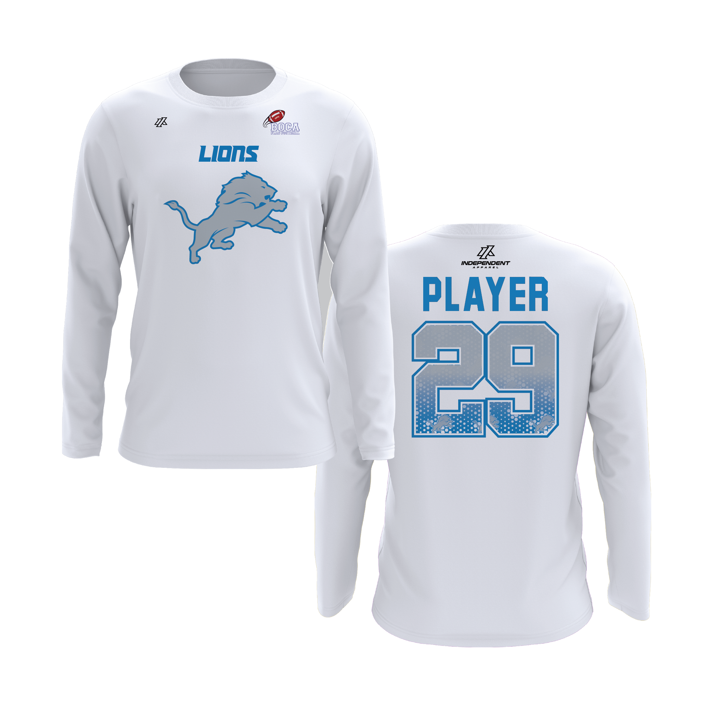 BFFC Fall '25 Lions Mascot Long Sleeve Shirt