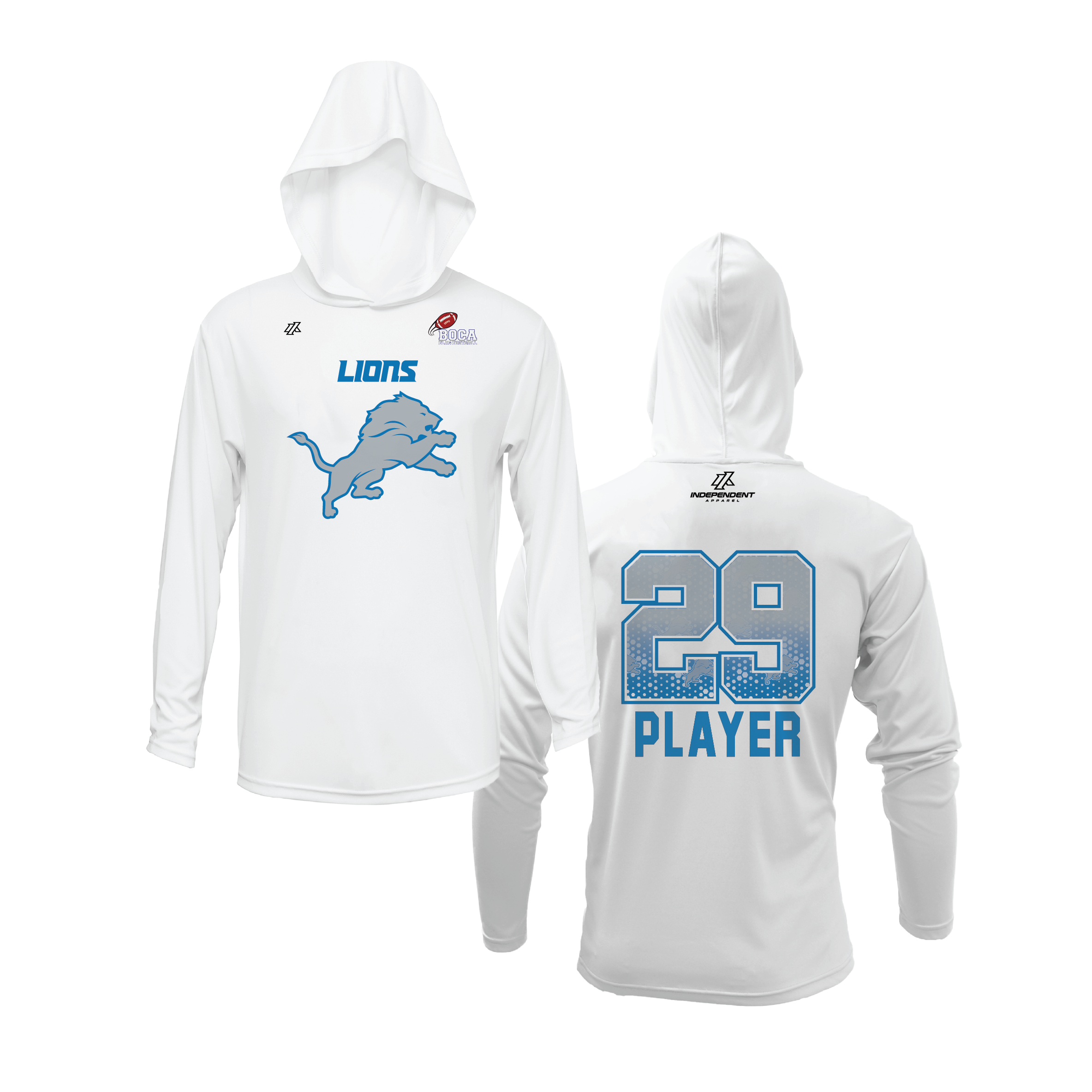 BFFC Fall '25 Lions Mascot Lightweight Hoodie