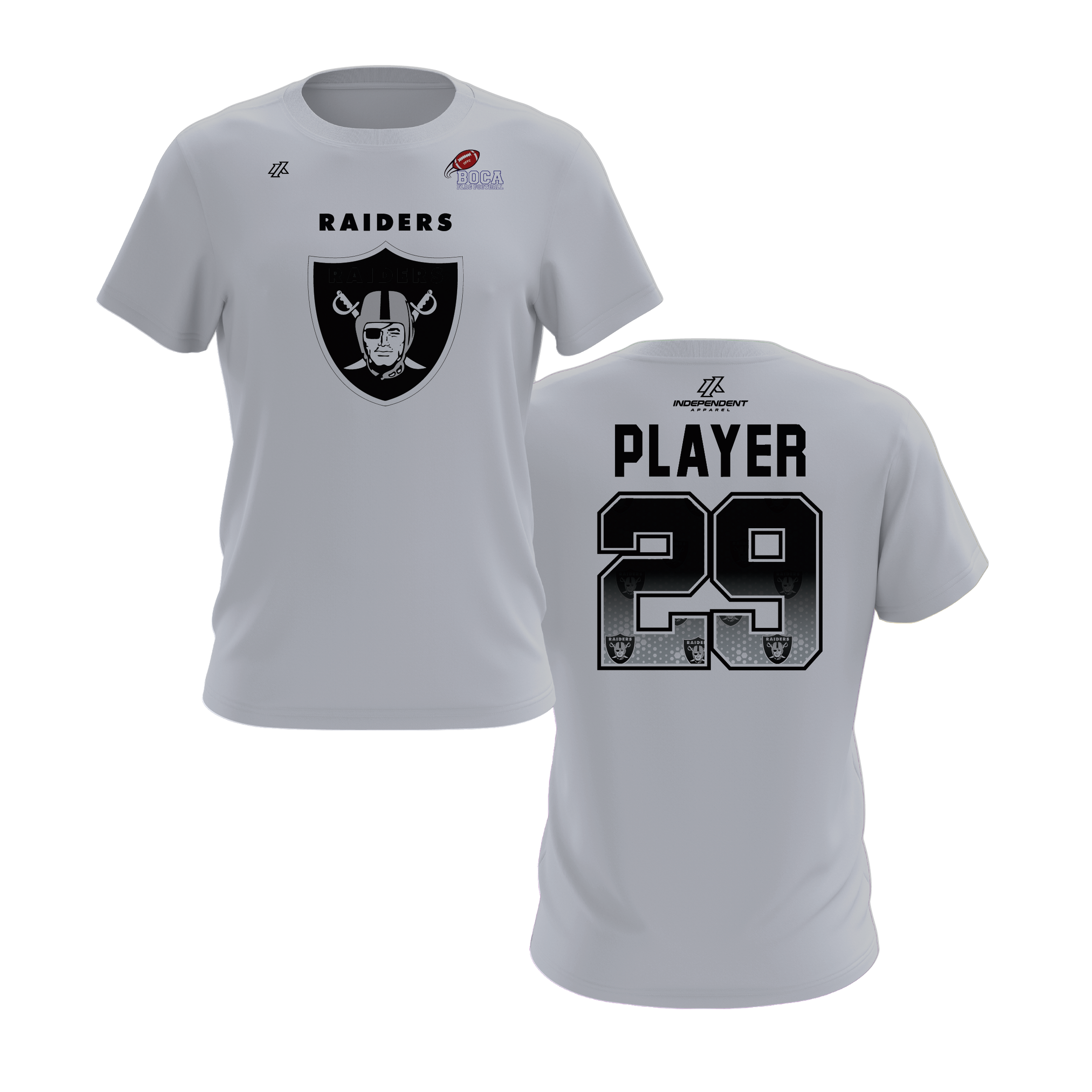 BFFC Fall '25 Raiders Mascot Short Sleeve Shirt