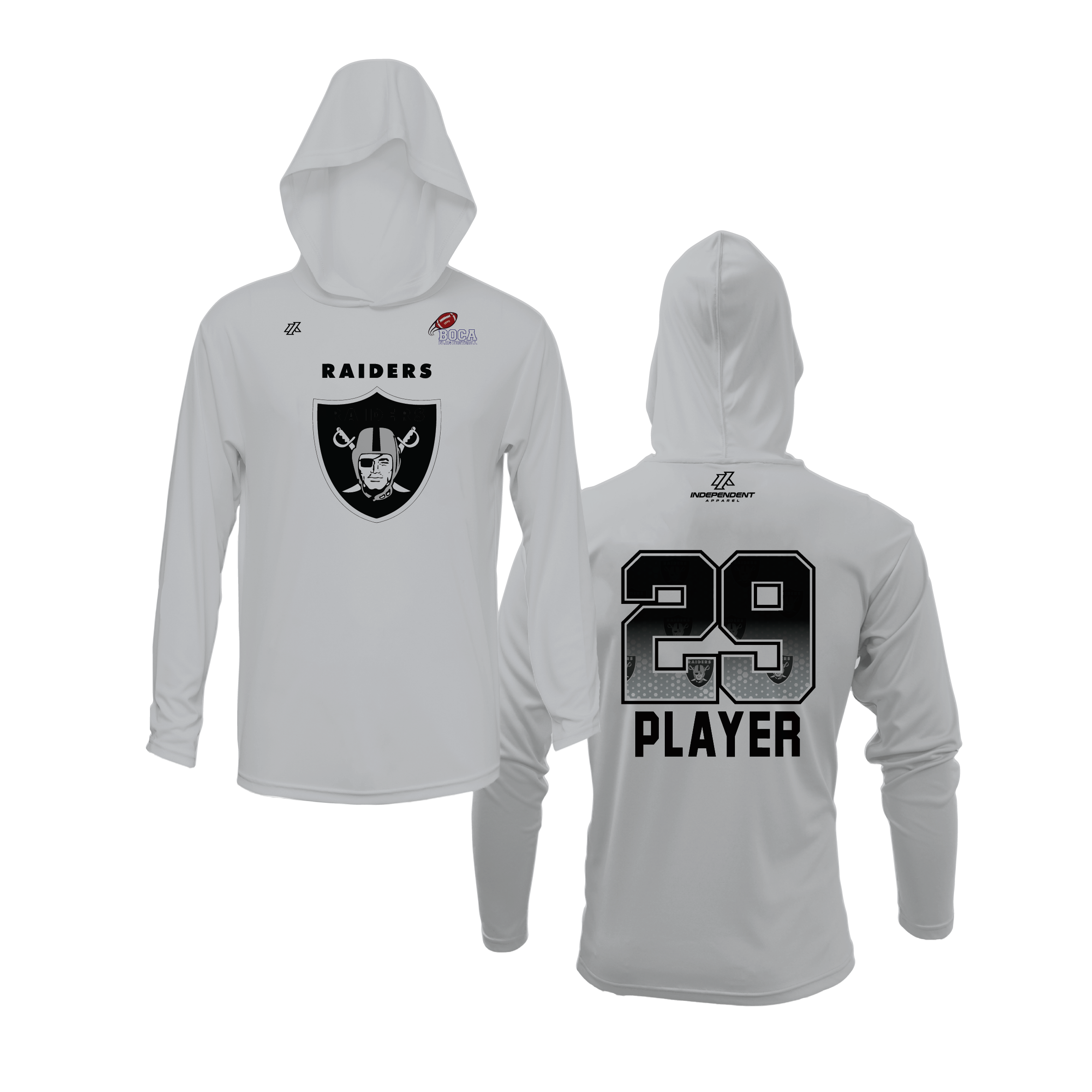 BFFC Fall '25 Raiders Mascot Lightweight Hoodie