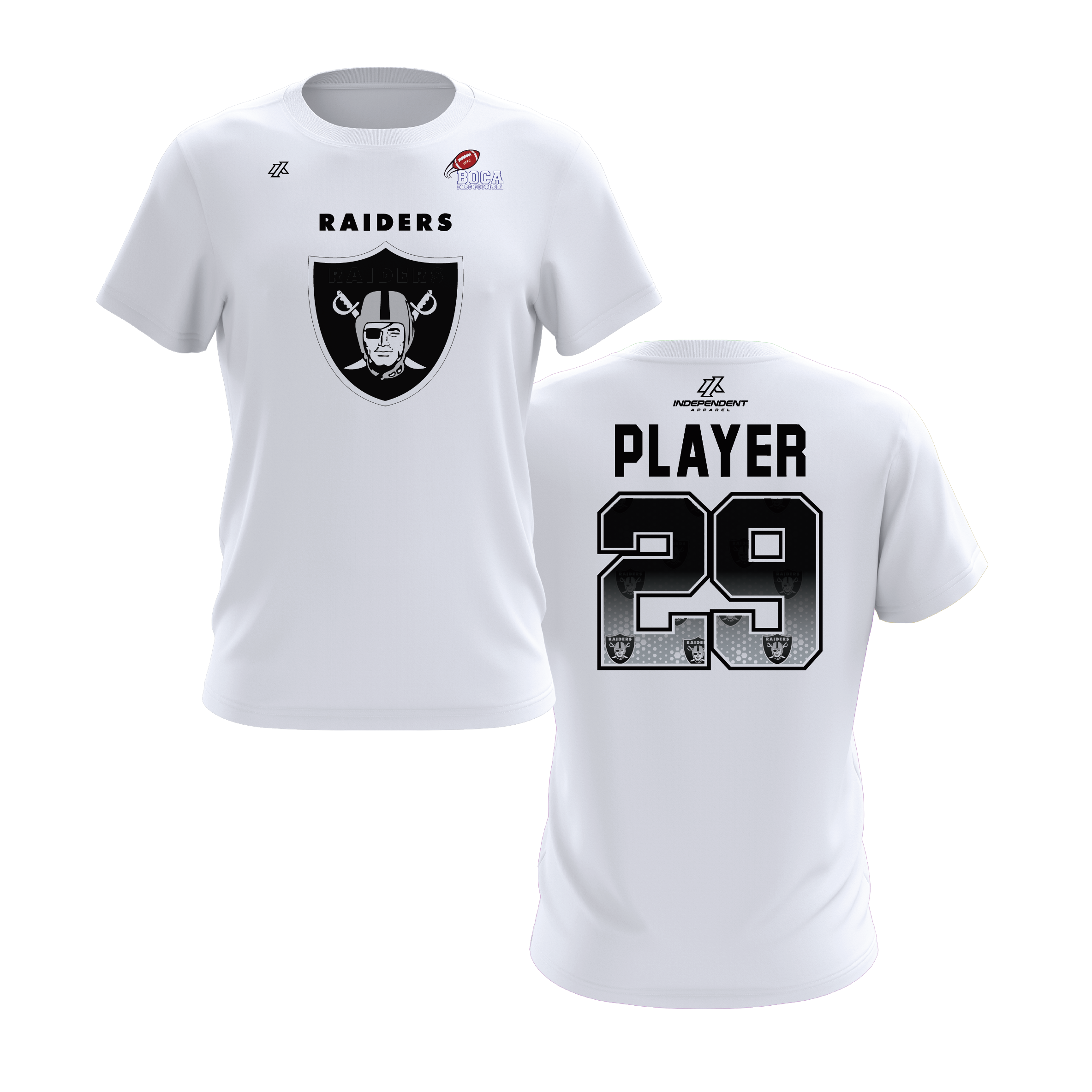 BFFC Fall '25 Raiders Mascot Short Sleeve Shirt