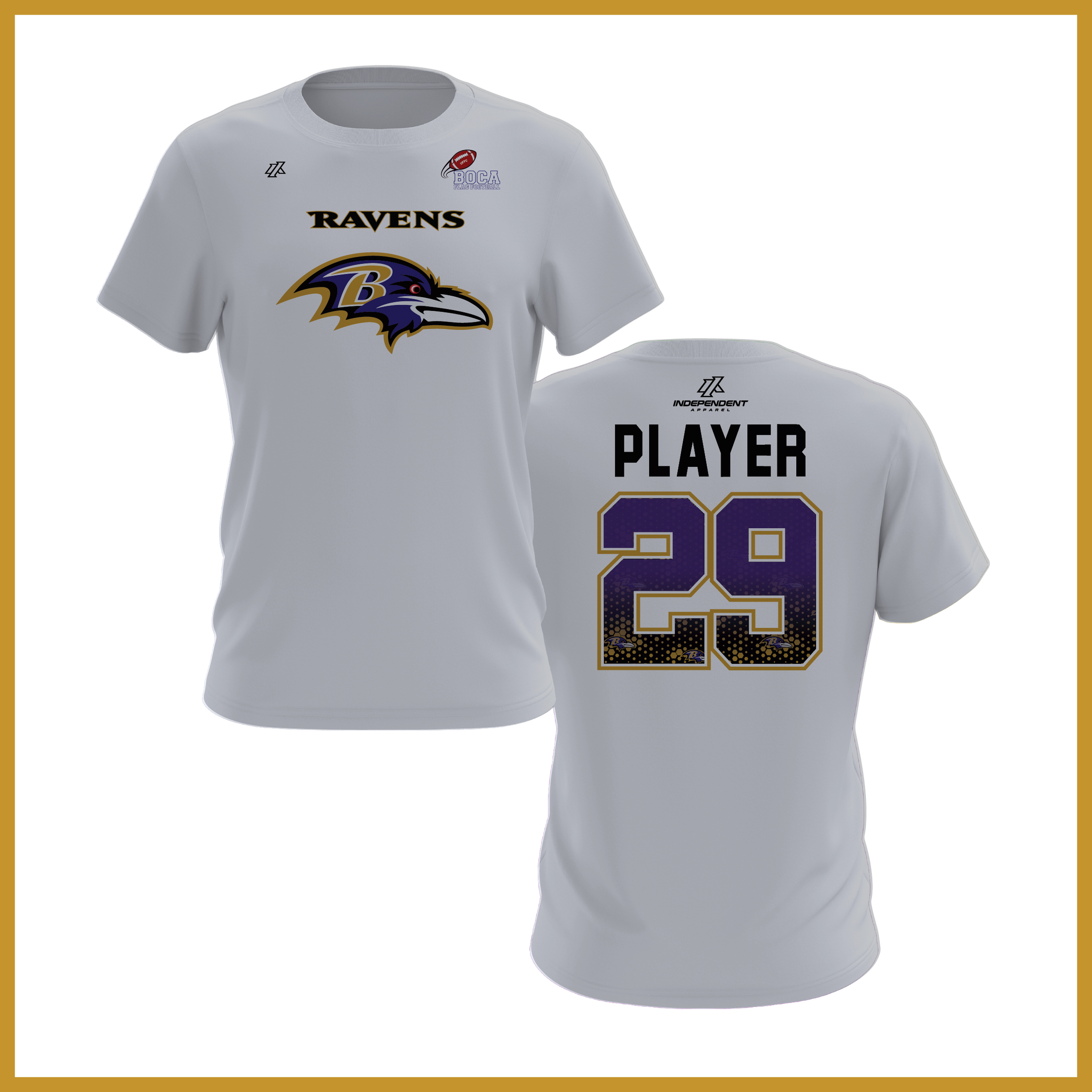 BFFC Fall '25 Ravens Mascot Short Sleeve Shirt