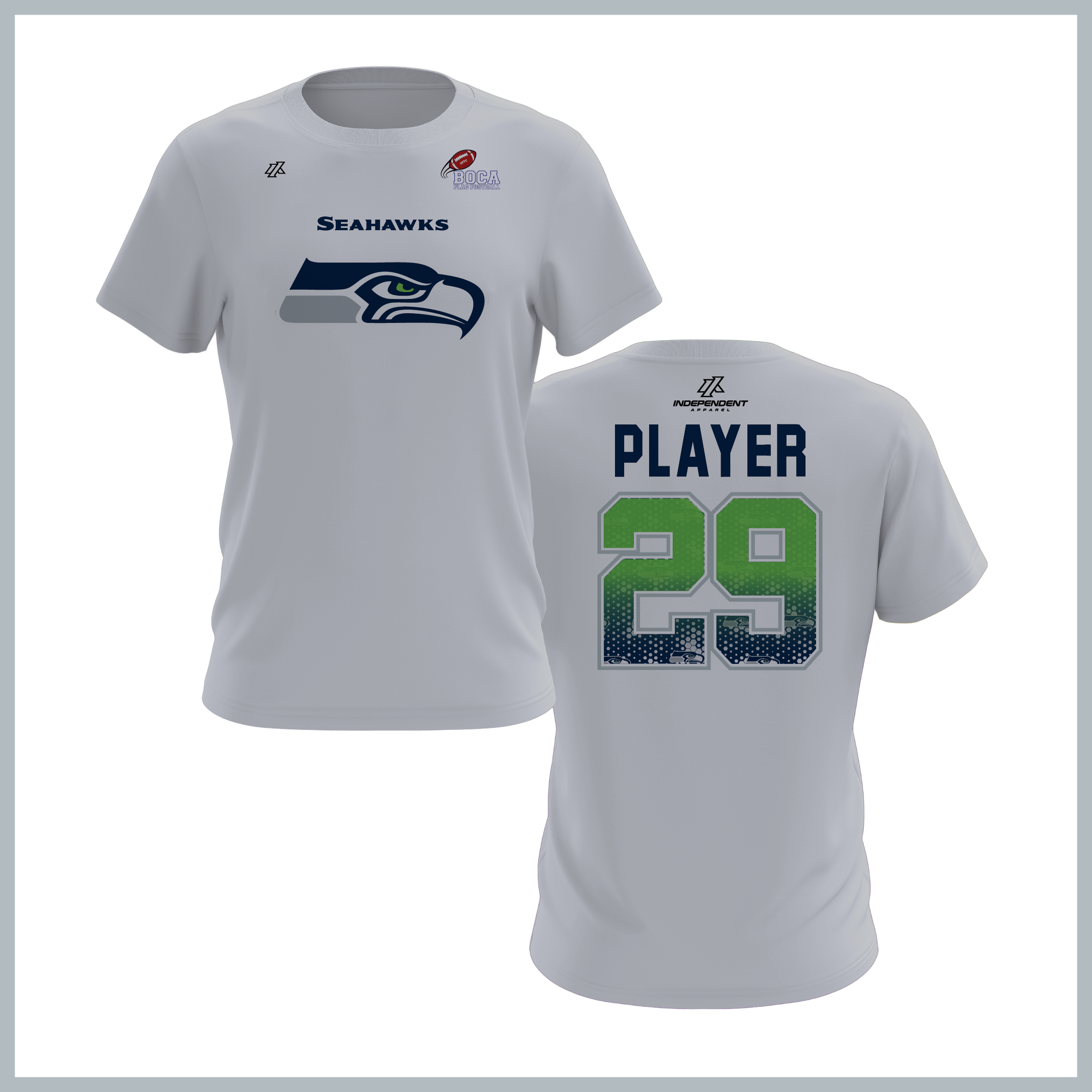 BFFC Fall '25 Seahawks Mascot Short Sleeve Shirt