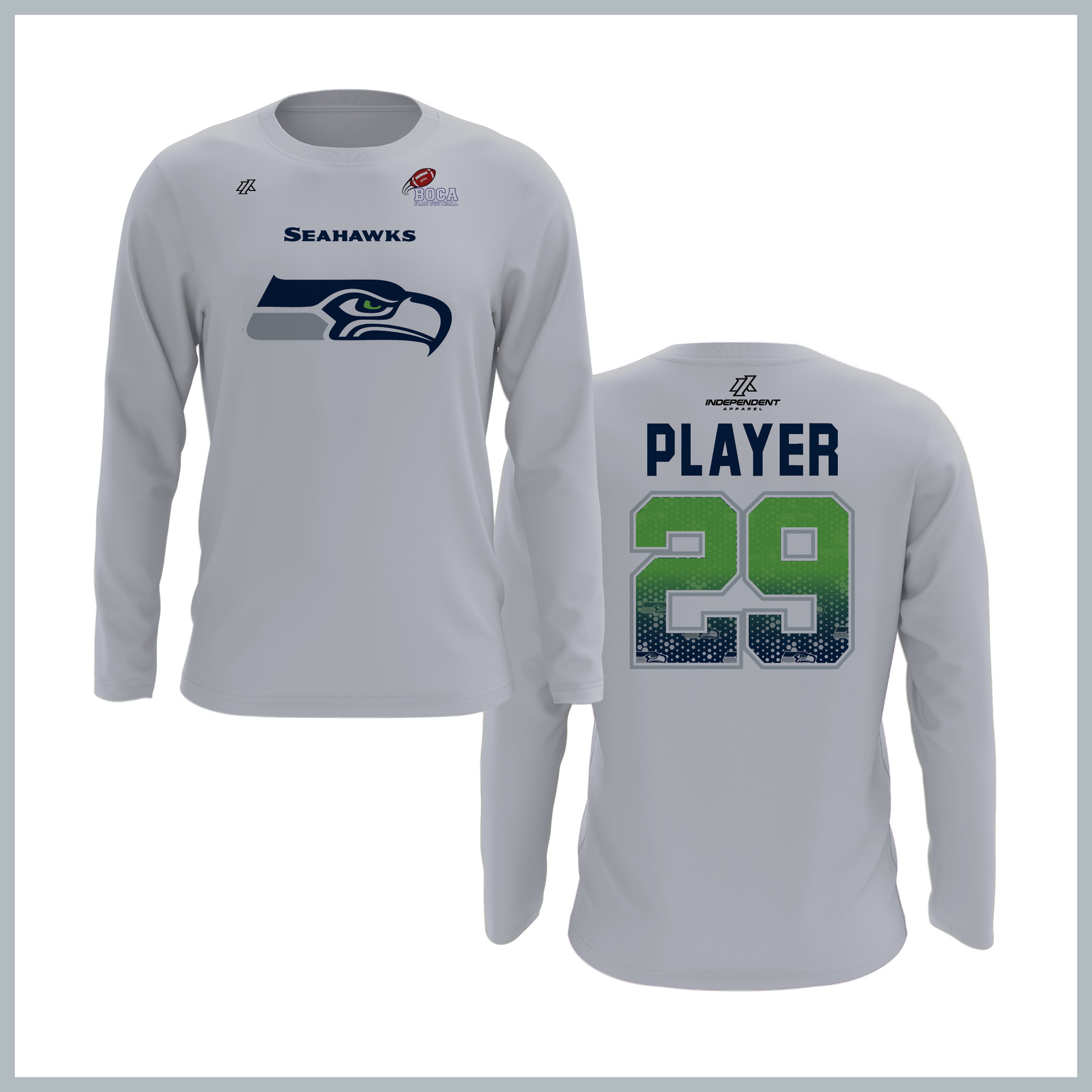 BFFC Fall '25 Seahawks Mascot Long Sleeve Shirt
