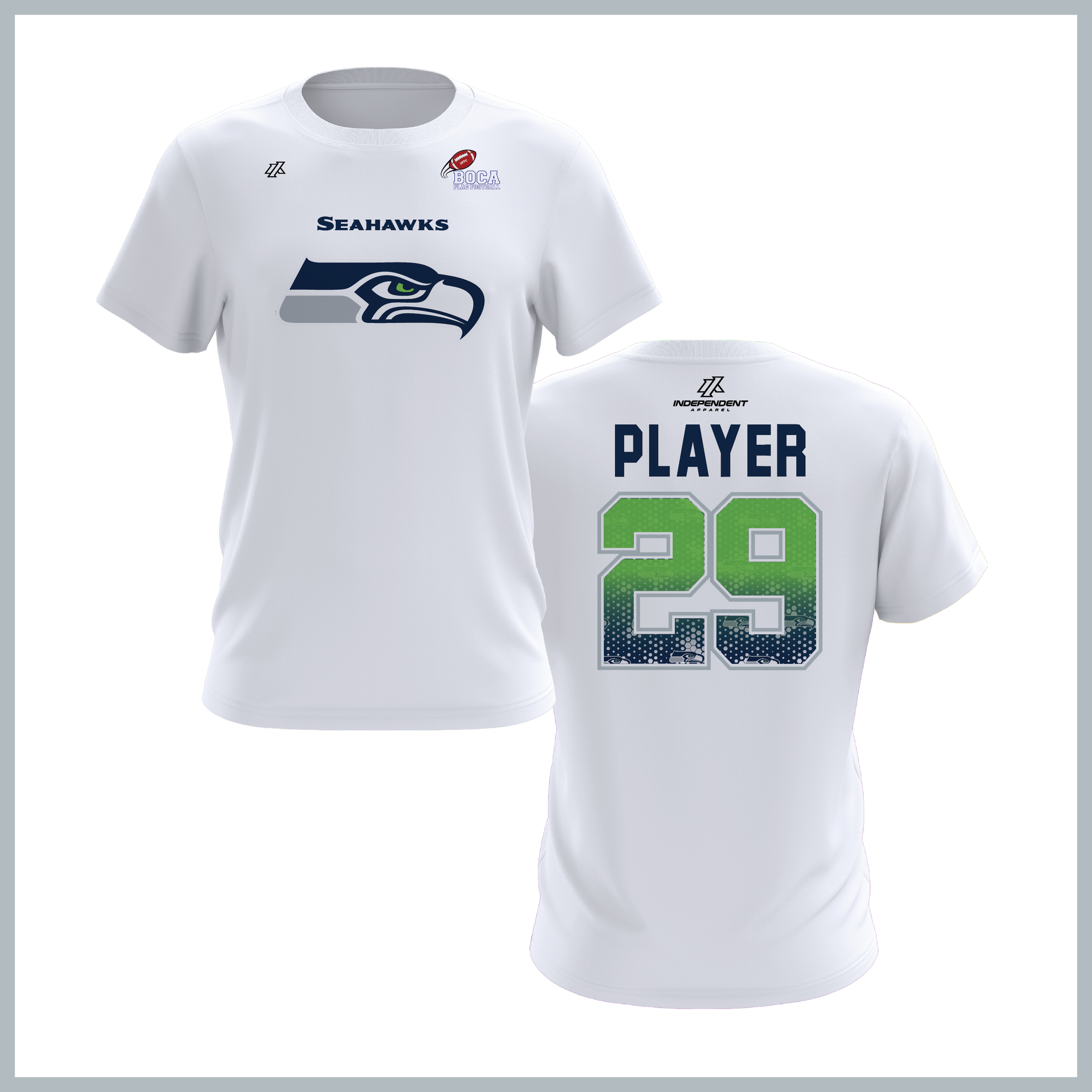 BFFC Fall '25 Seahawks Mascot Short Sleeve Shirt