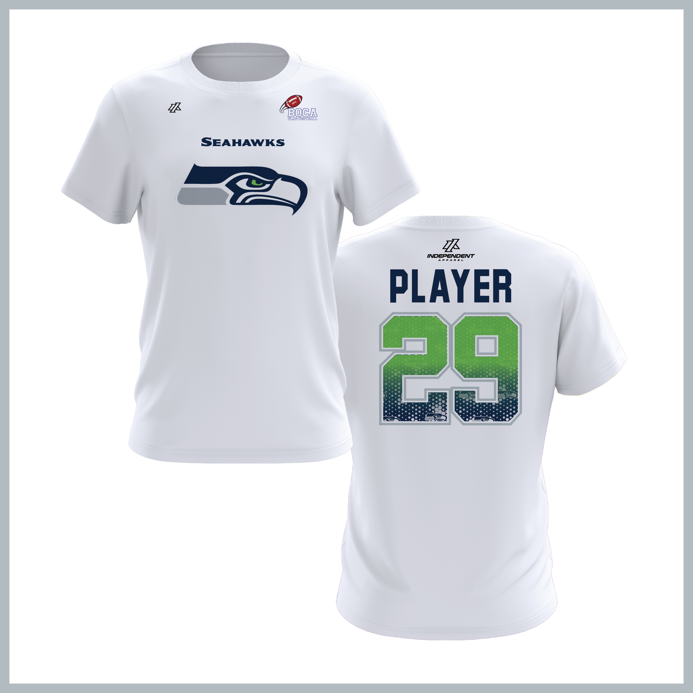 BFFC Fall '25 Seahawks Mascot Short Sleeve Shirt