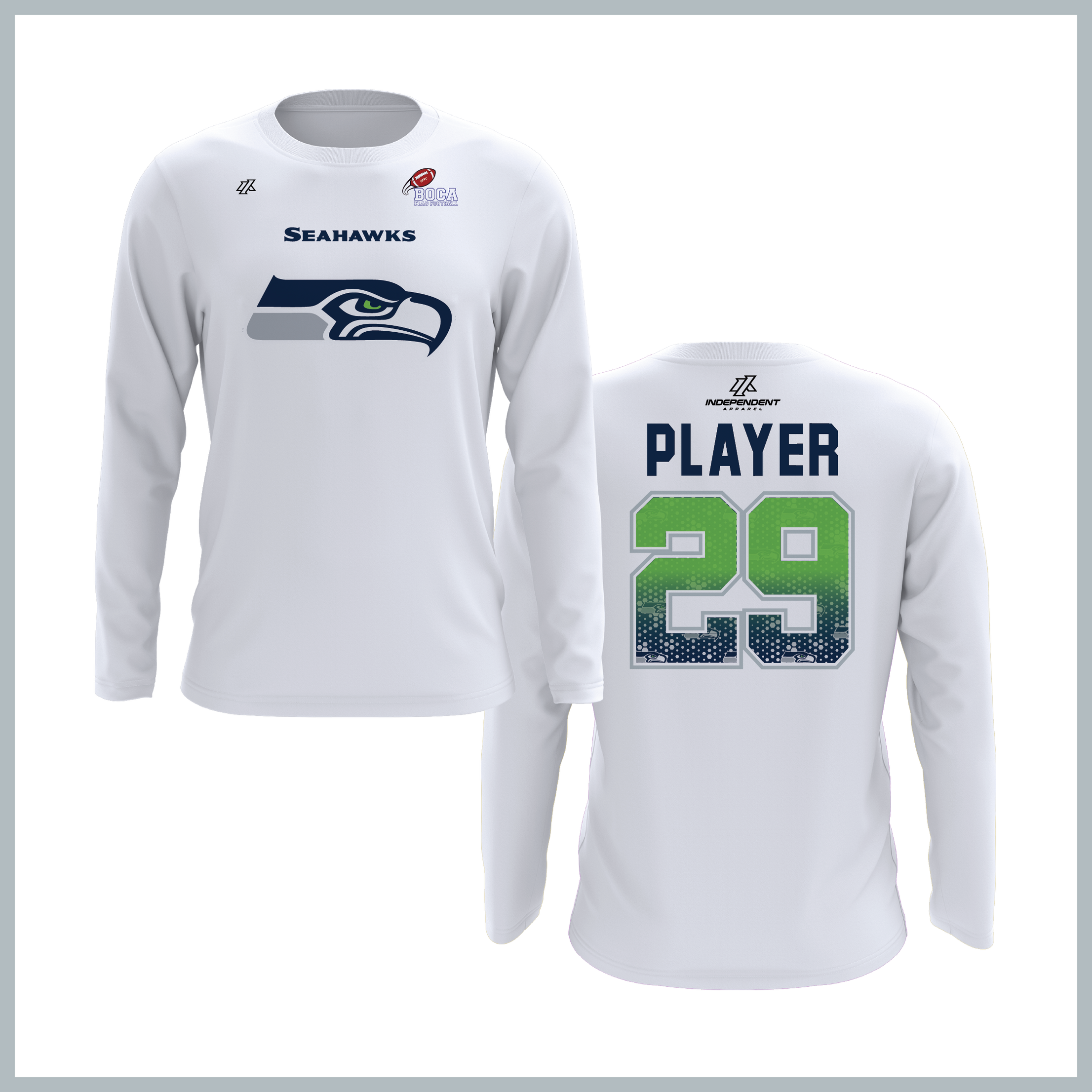 BFFC Fall '25 Seahawks Mascot Long Sleeve Shirt