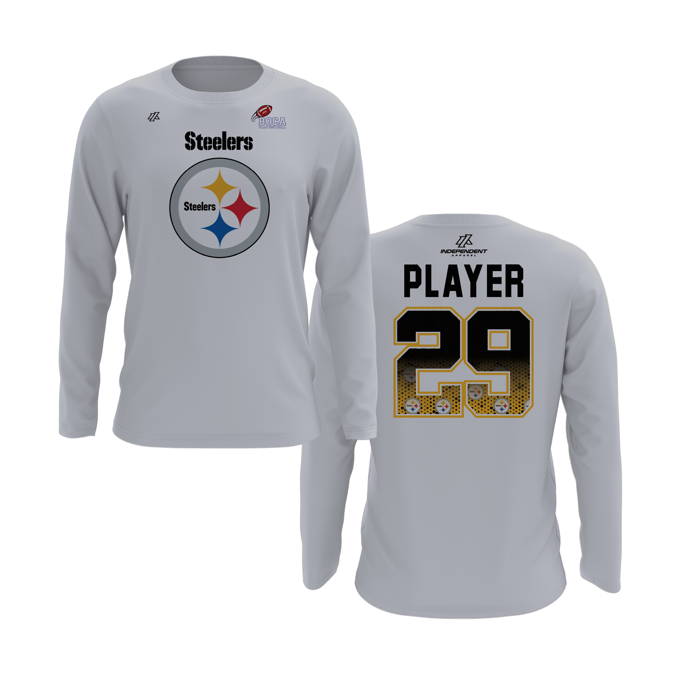 BFFC Fall '25 Steelers Logo Long Sleeve Shirt