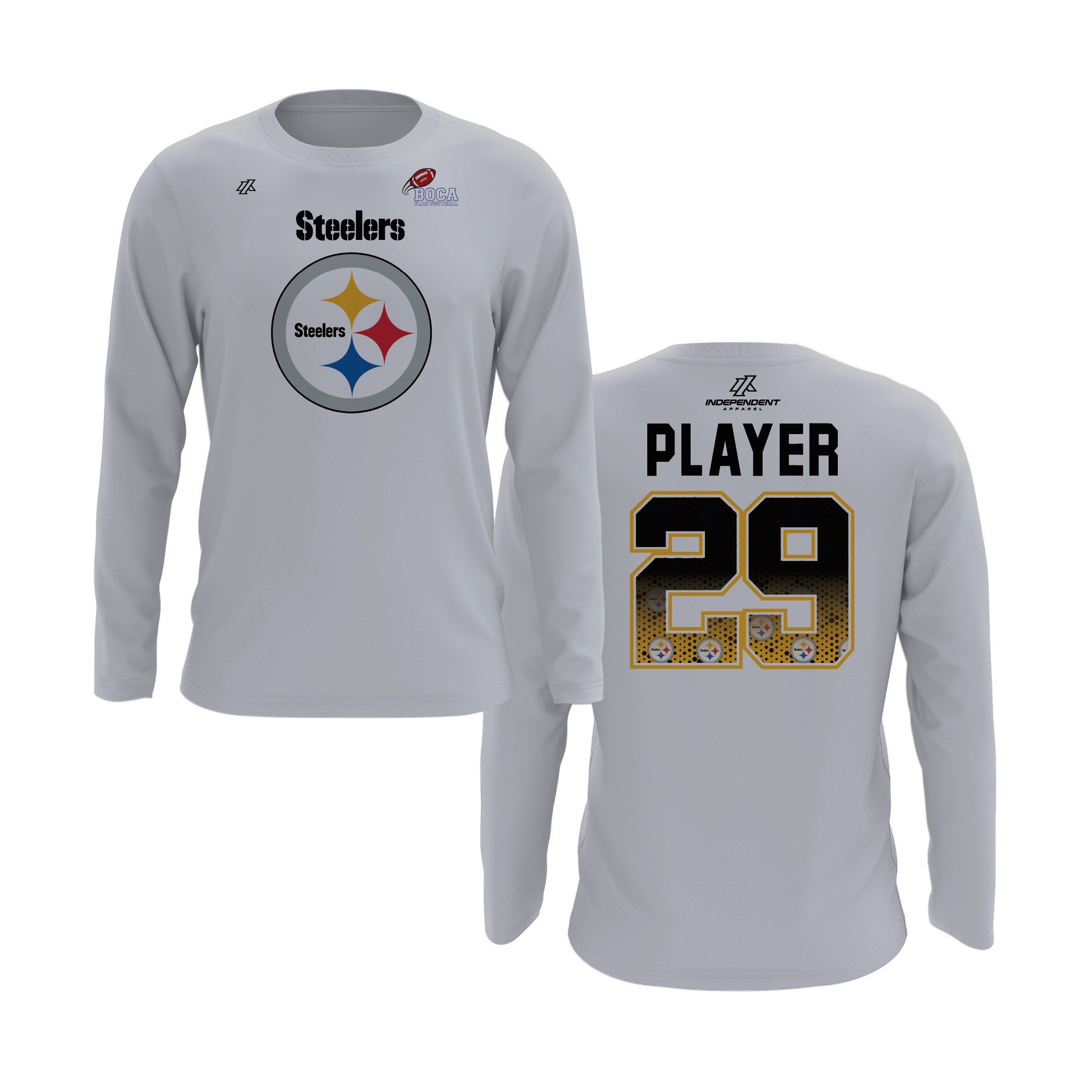 BFFC Fall '25 Steelers Logo Long Sleeve Shirt