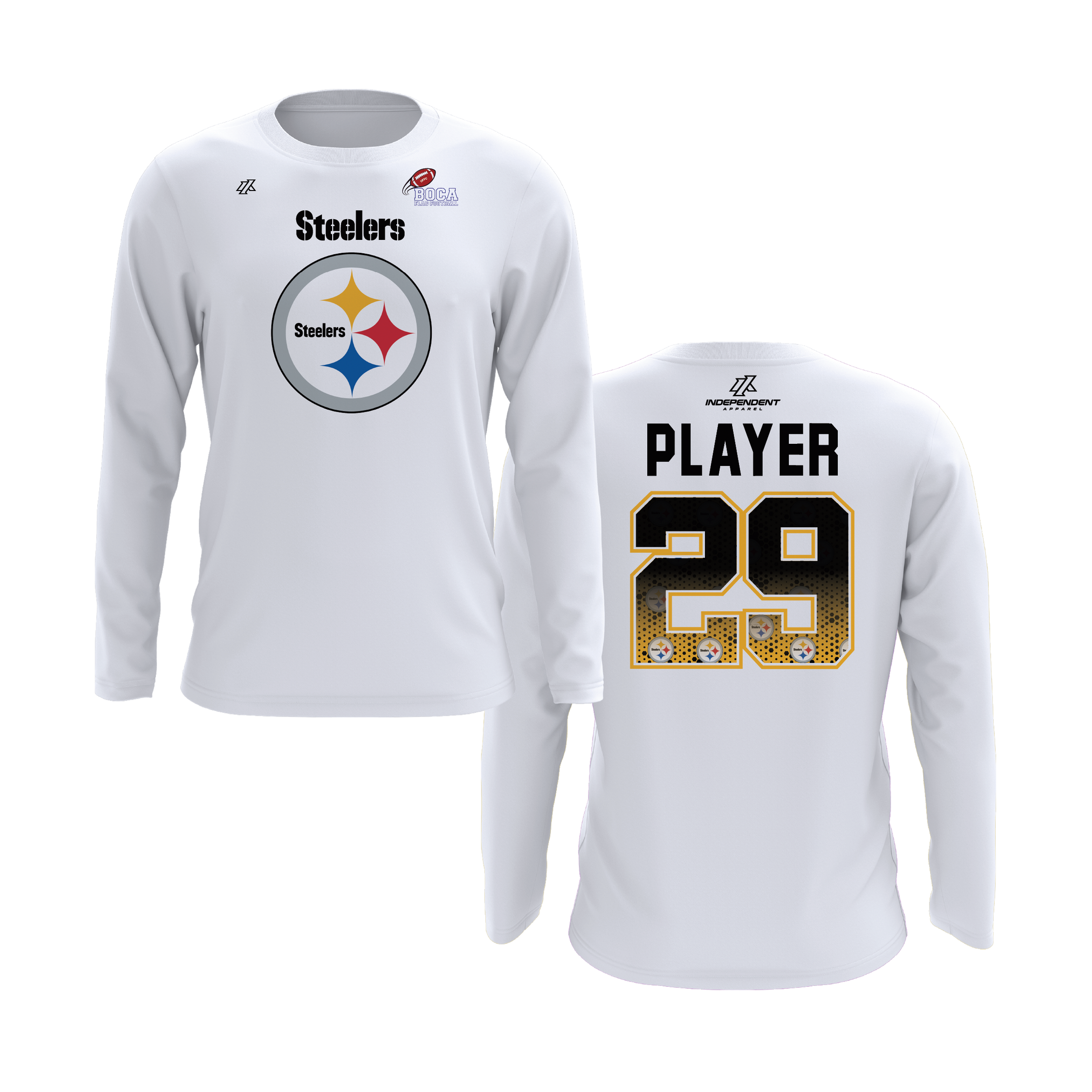 BFFC Fall '25 Steelers Logo Long Sleeve Shirt