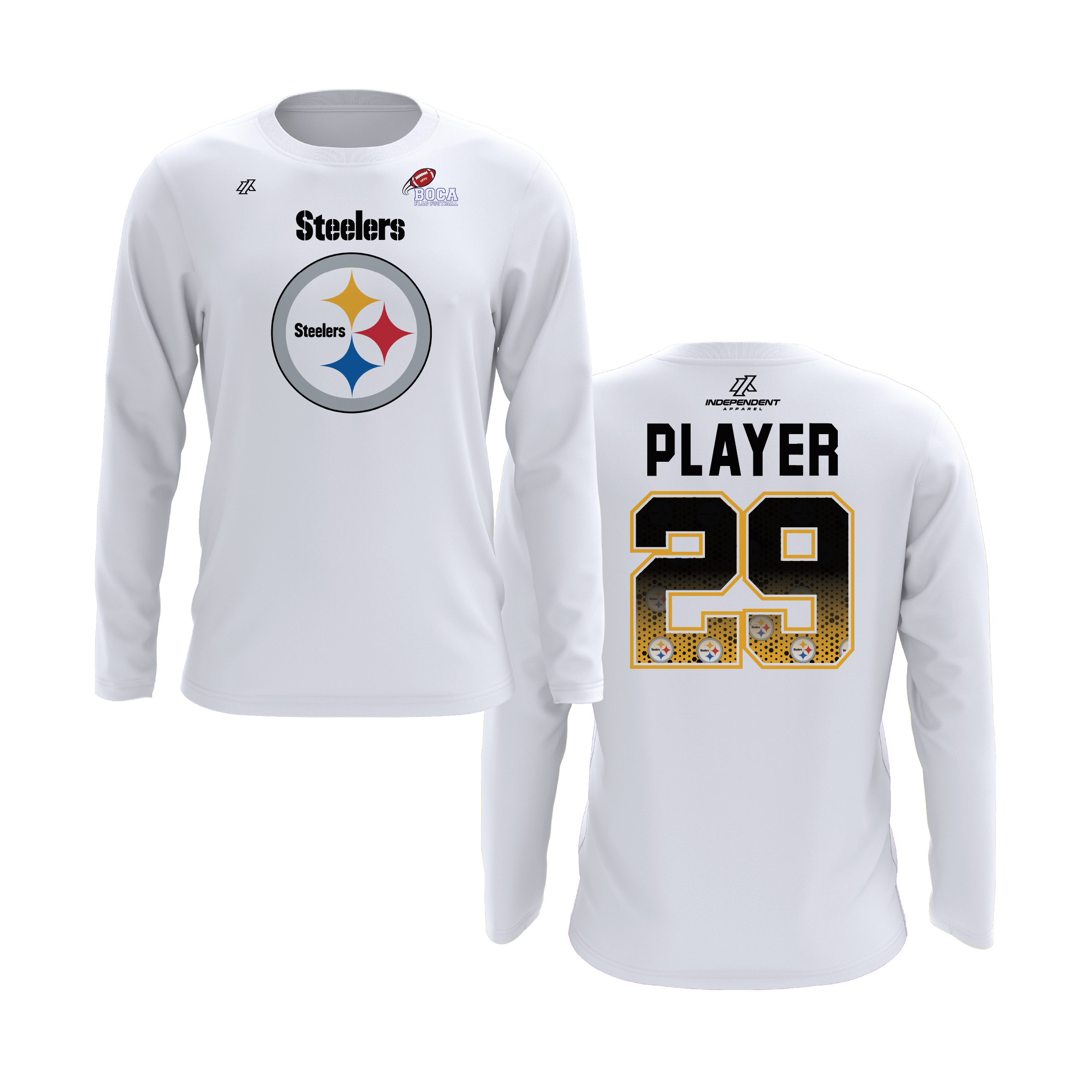 BFFC Fall '25 Steelers Logo Long Sleeve Shirt