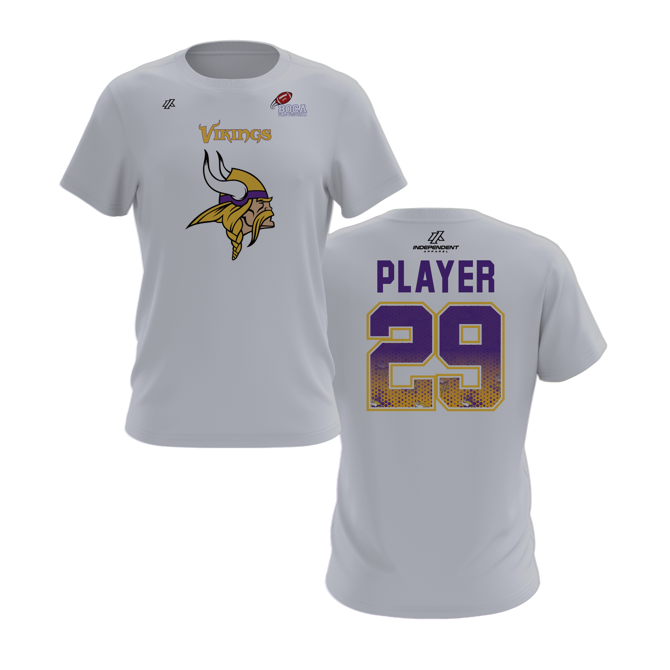 BFFC Fall '25 Vikings Mascot Short Sleeve Shirt
