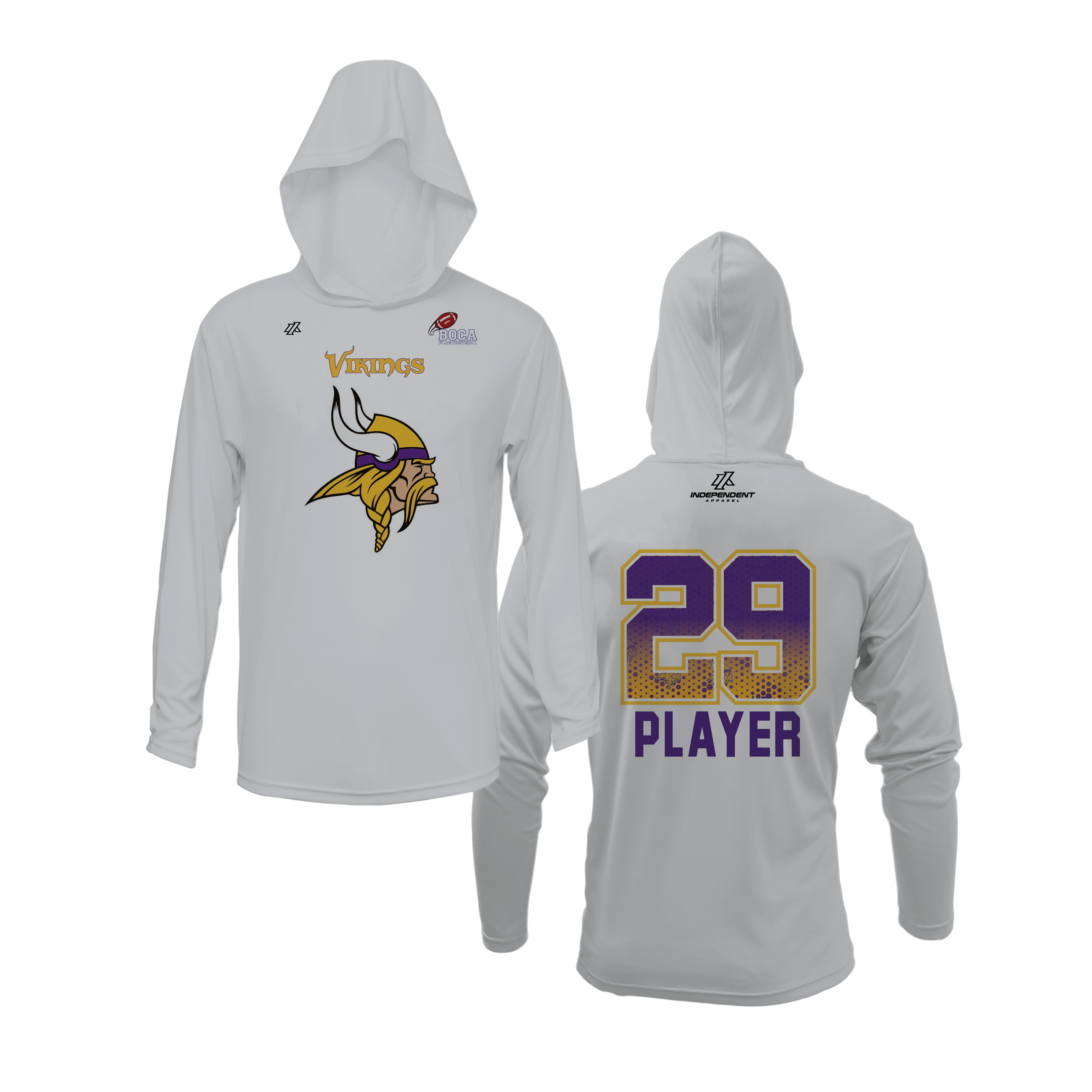 BFFC Fall '25 Vikings Mascot Lightweight Hoodie