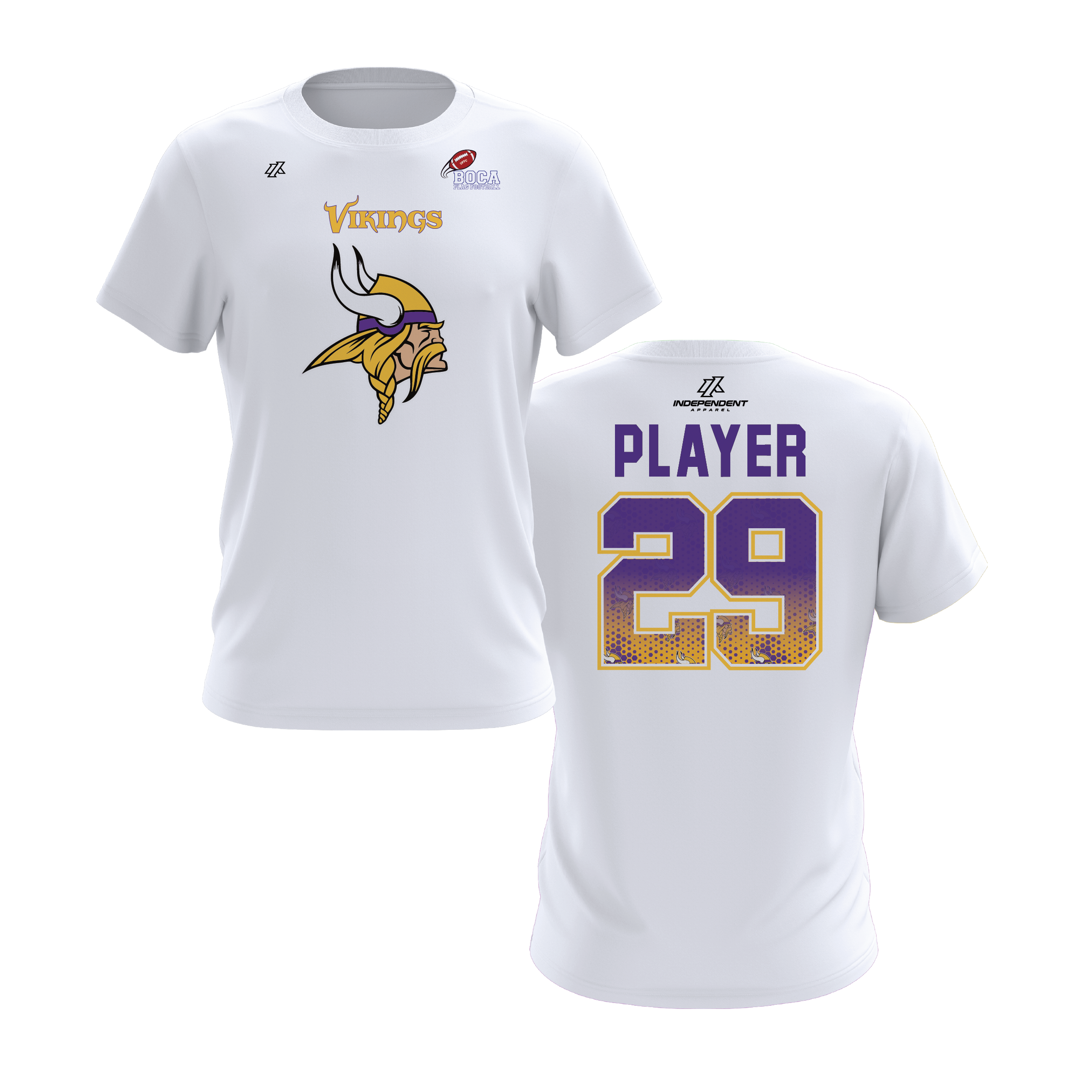 BFFC Fall '25 Vikings Mascot Short Sleeve Shirt