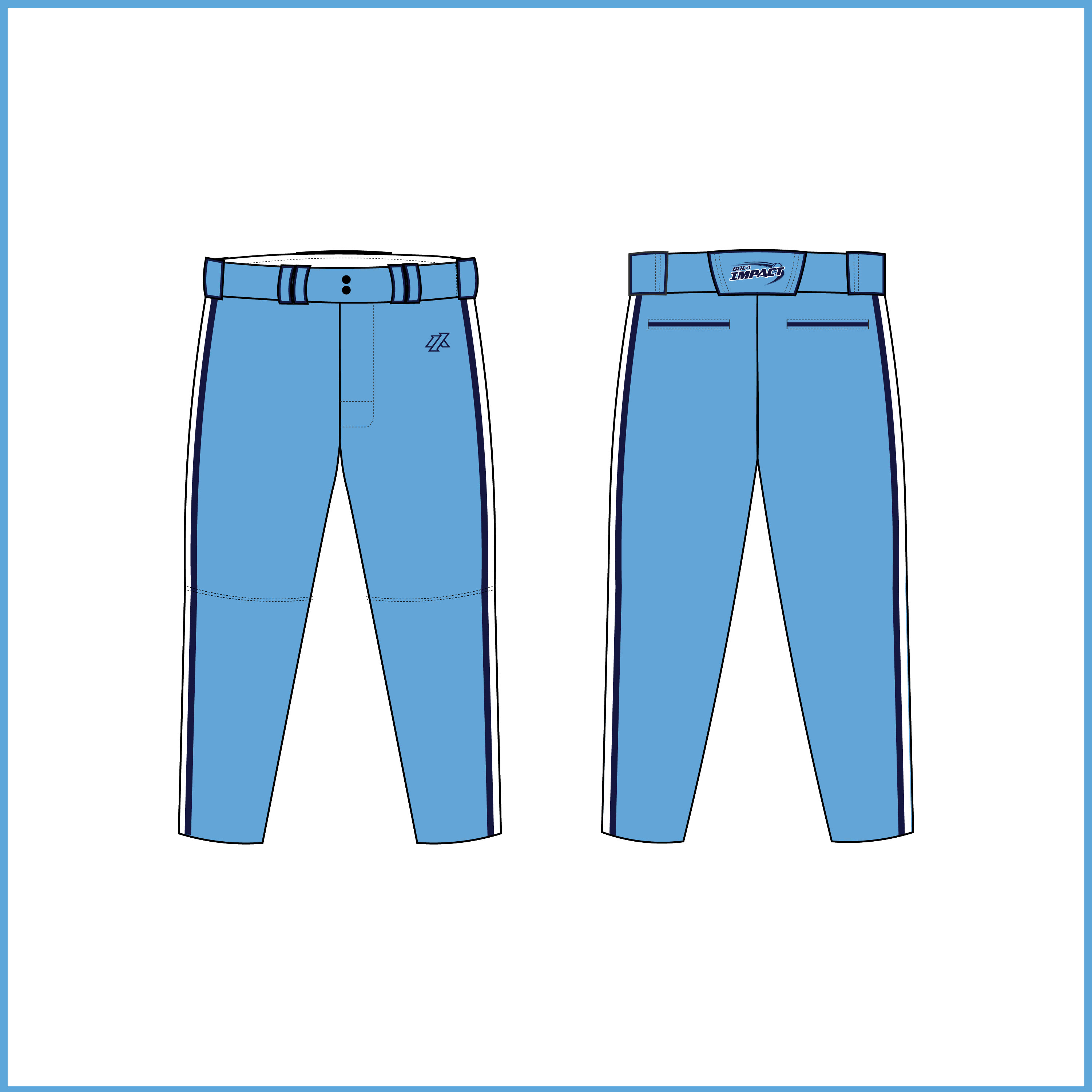 Niles 10U Light Blue Knickers
