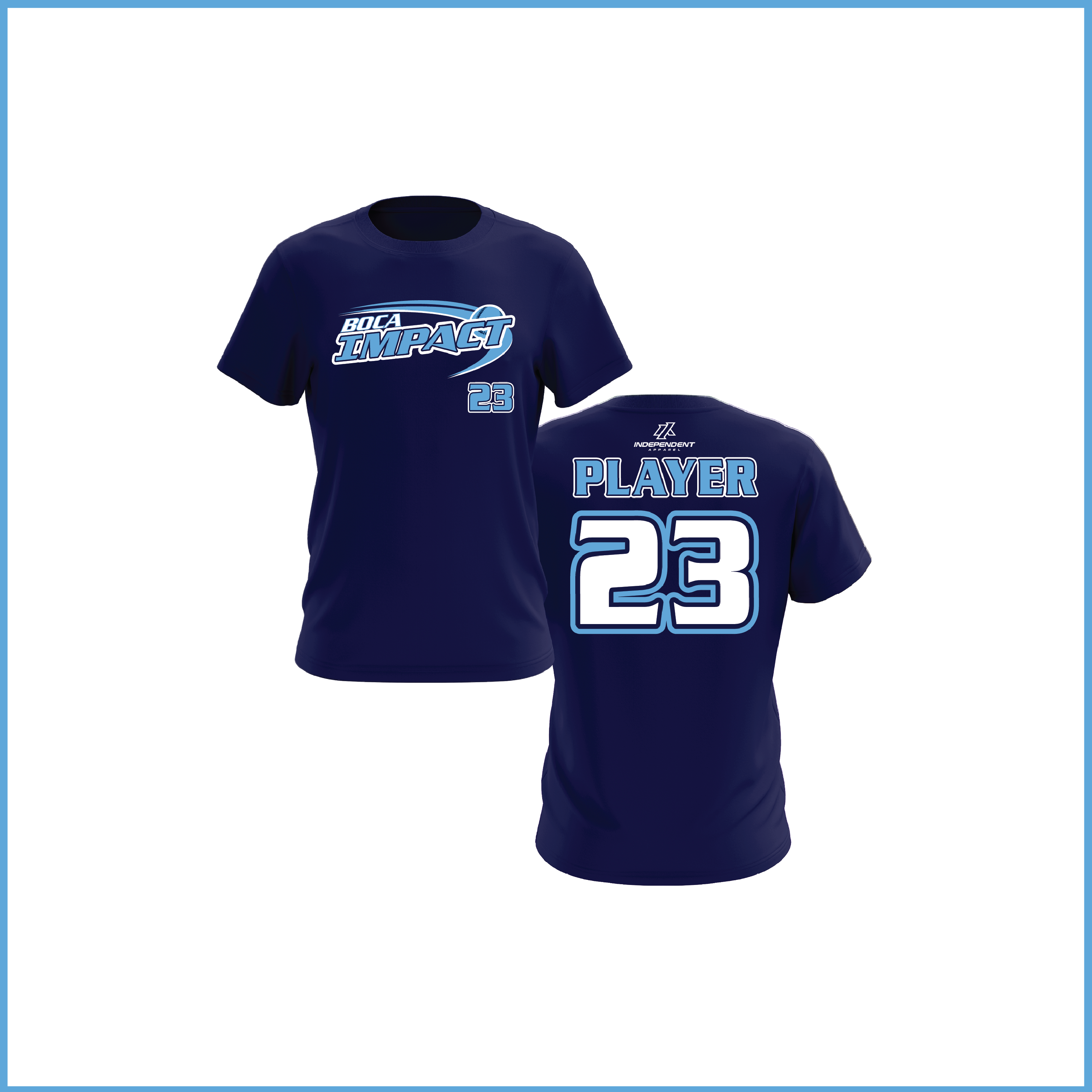 Niles 10U Navy Practice Shirt