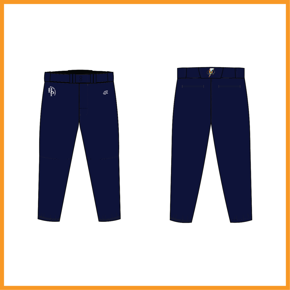 BP Academy Thunder Solid Navy Knickers