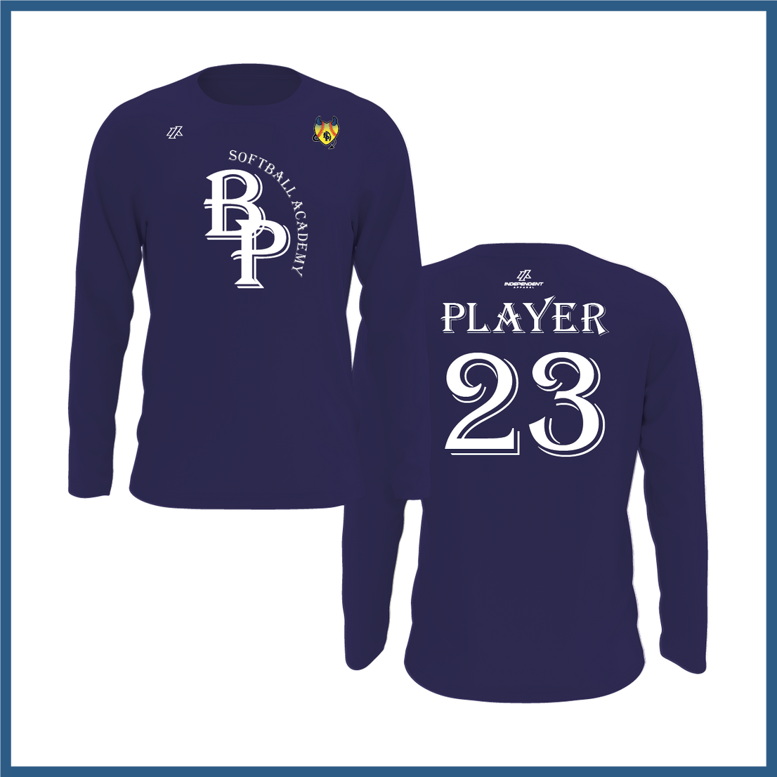 BP Academy Logo Long Sleeve Shirt - Blue Devils