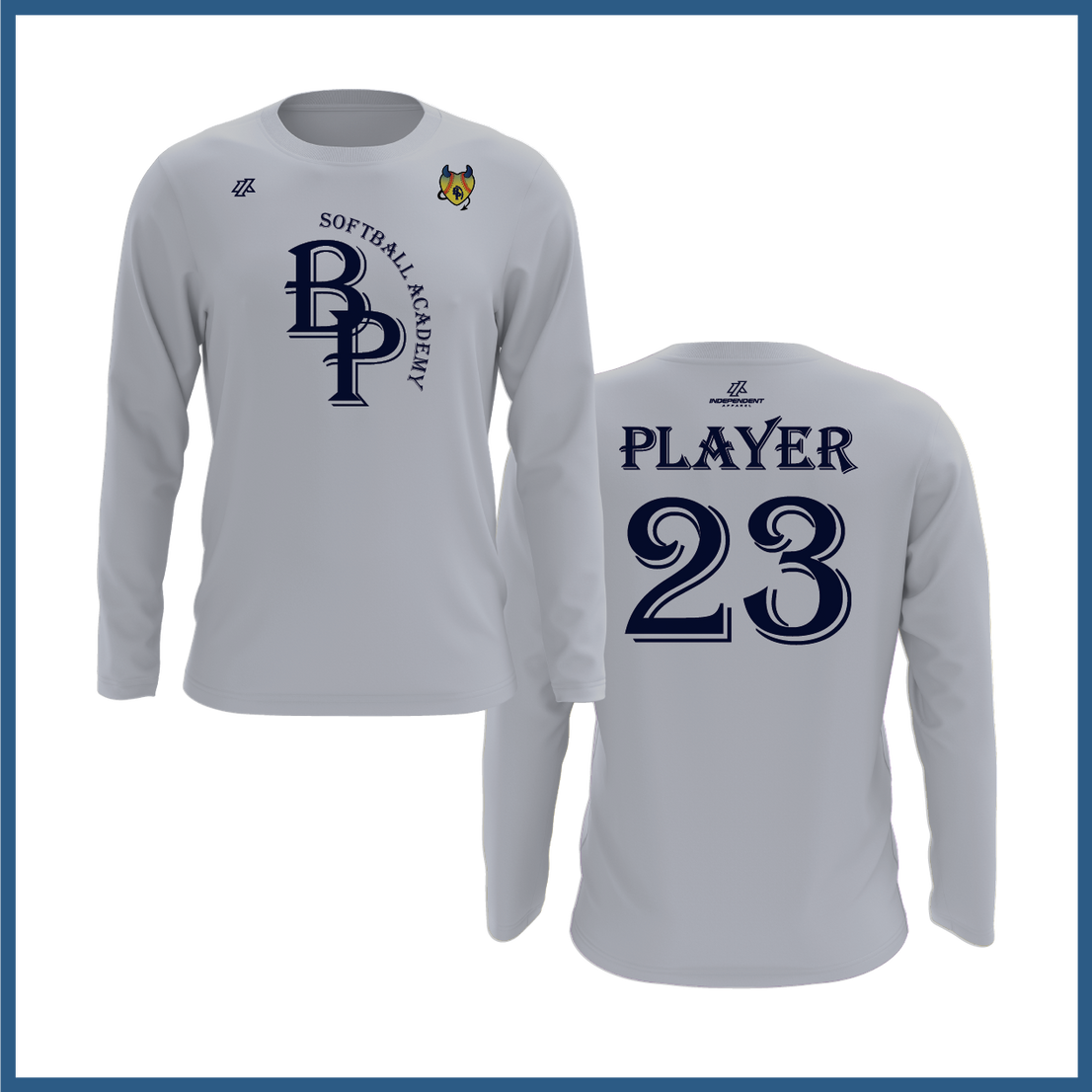 BP Academy Logo Long Sleeve Shirt - Blue Devils