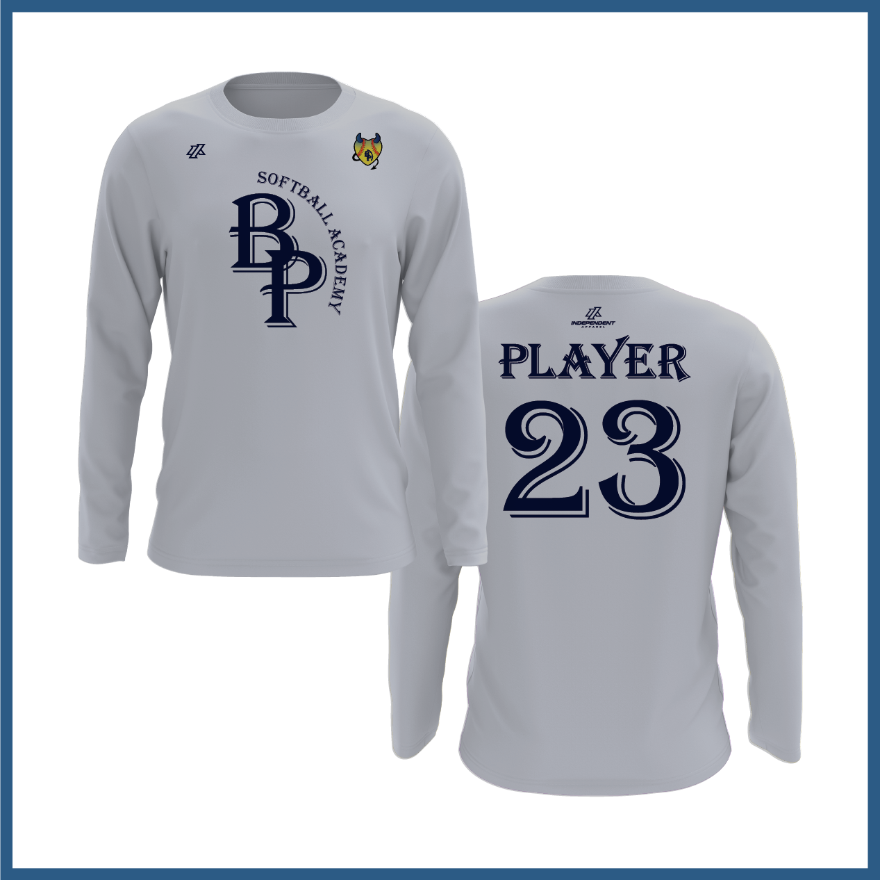 BP Academy Logo Long Sleeve Shirt - Blue Devils