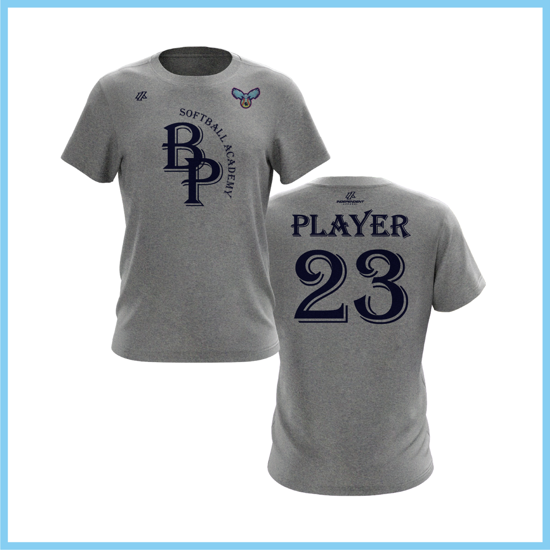 BP Softball Academy Logo Short Sleeve Shirt - Owls