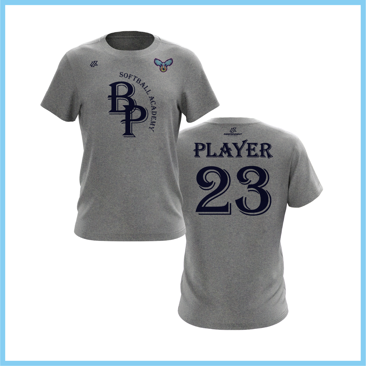 BP Softball Academy Logo Short Sleeve Shirt - Owls
