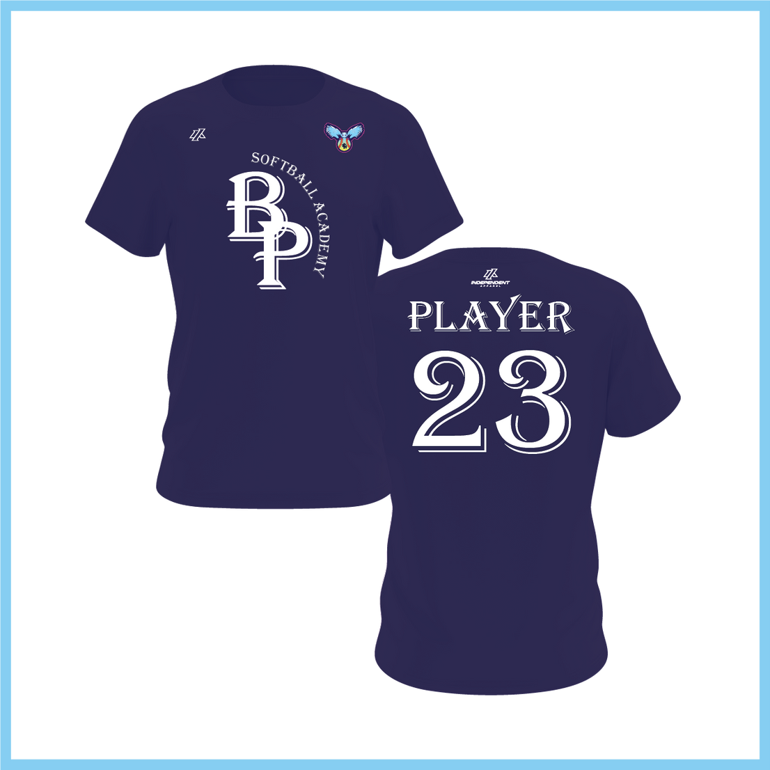 BP Softball Academy Logo Short Sleeve Shirt - Owls