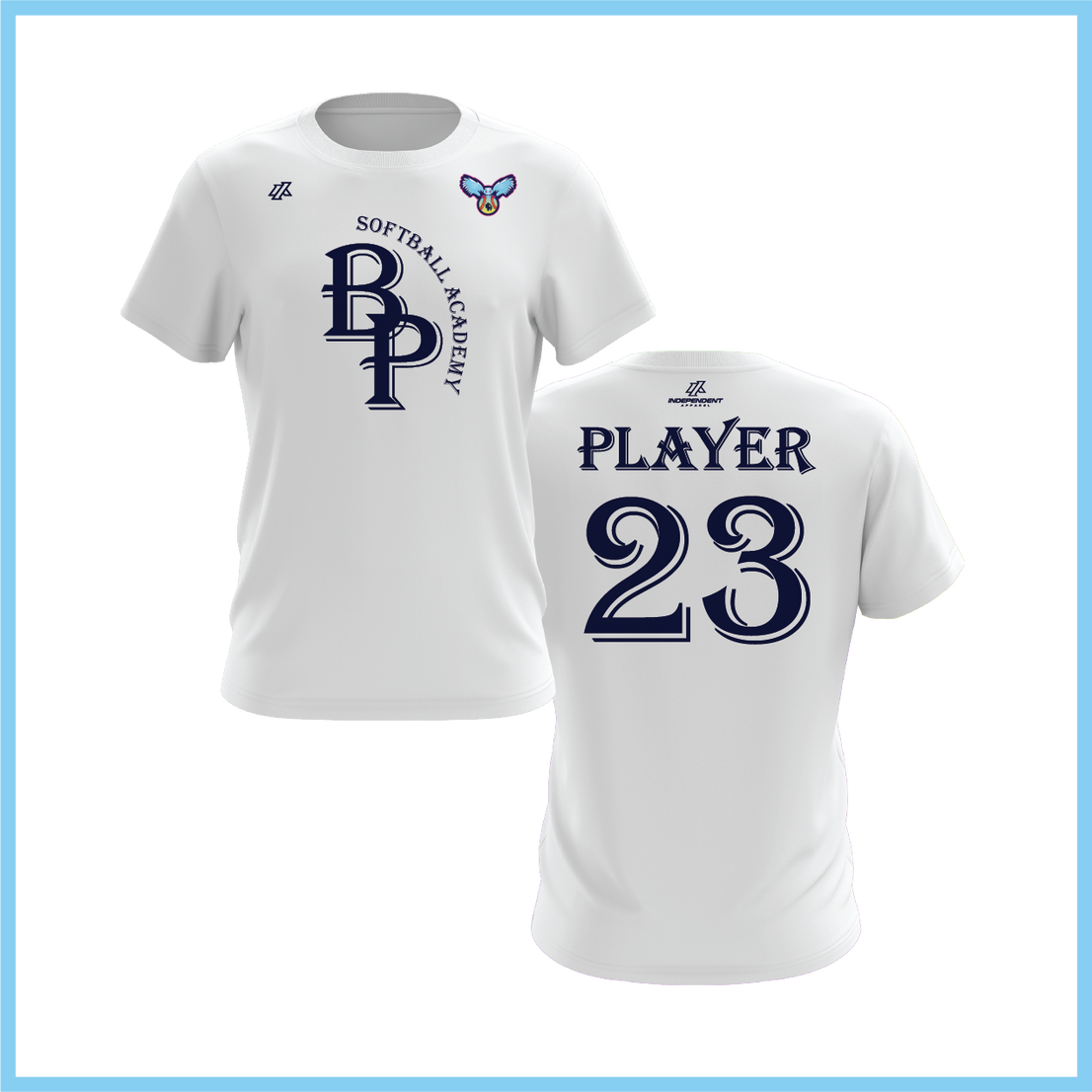 BP Softball Academy Logo Short Sleeve Shirt - Owls