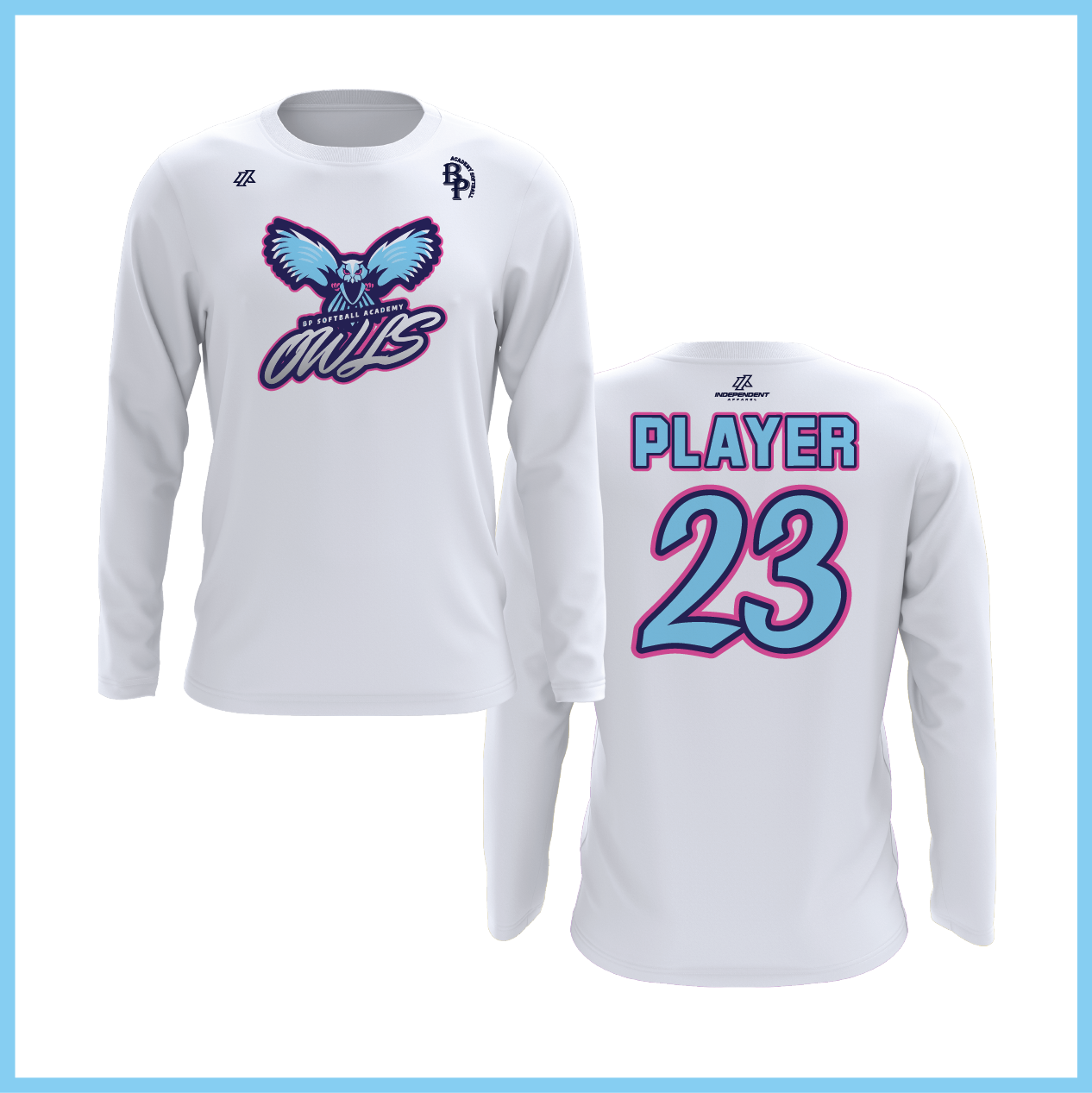 BP Owls Logo Long Sleeve Shirt