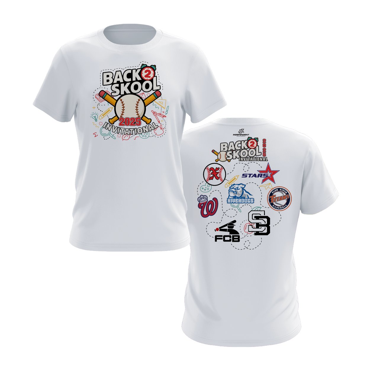 Back 2 Skool Invitational 2025 Special Edition Tournament Shirt