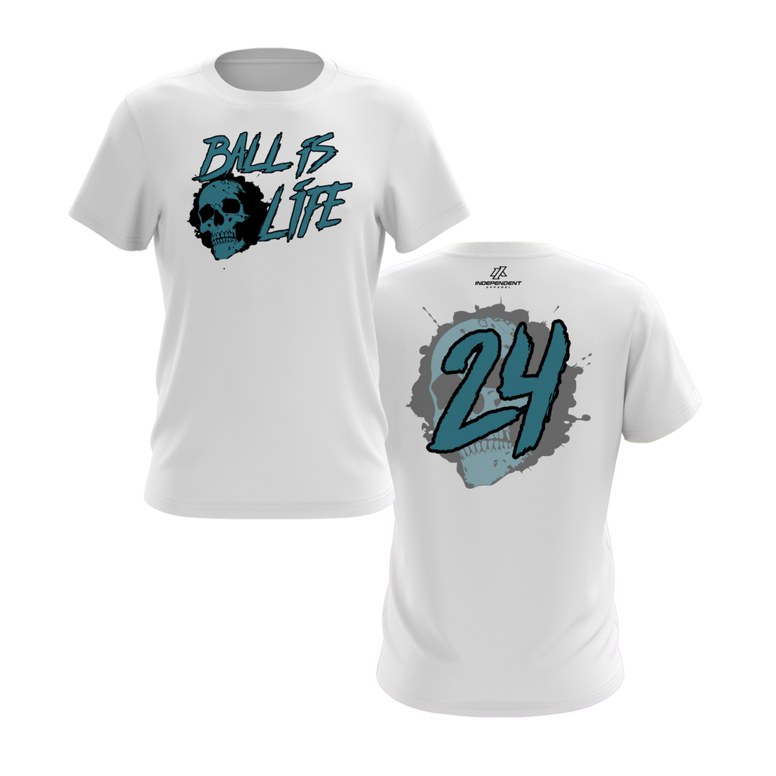 BALL IS LIFE White Spot Dye Jersey