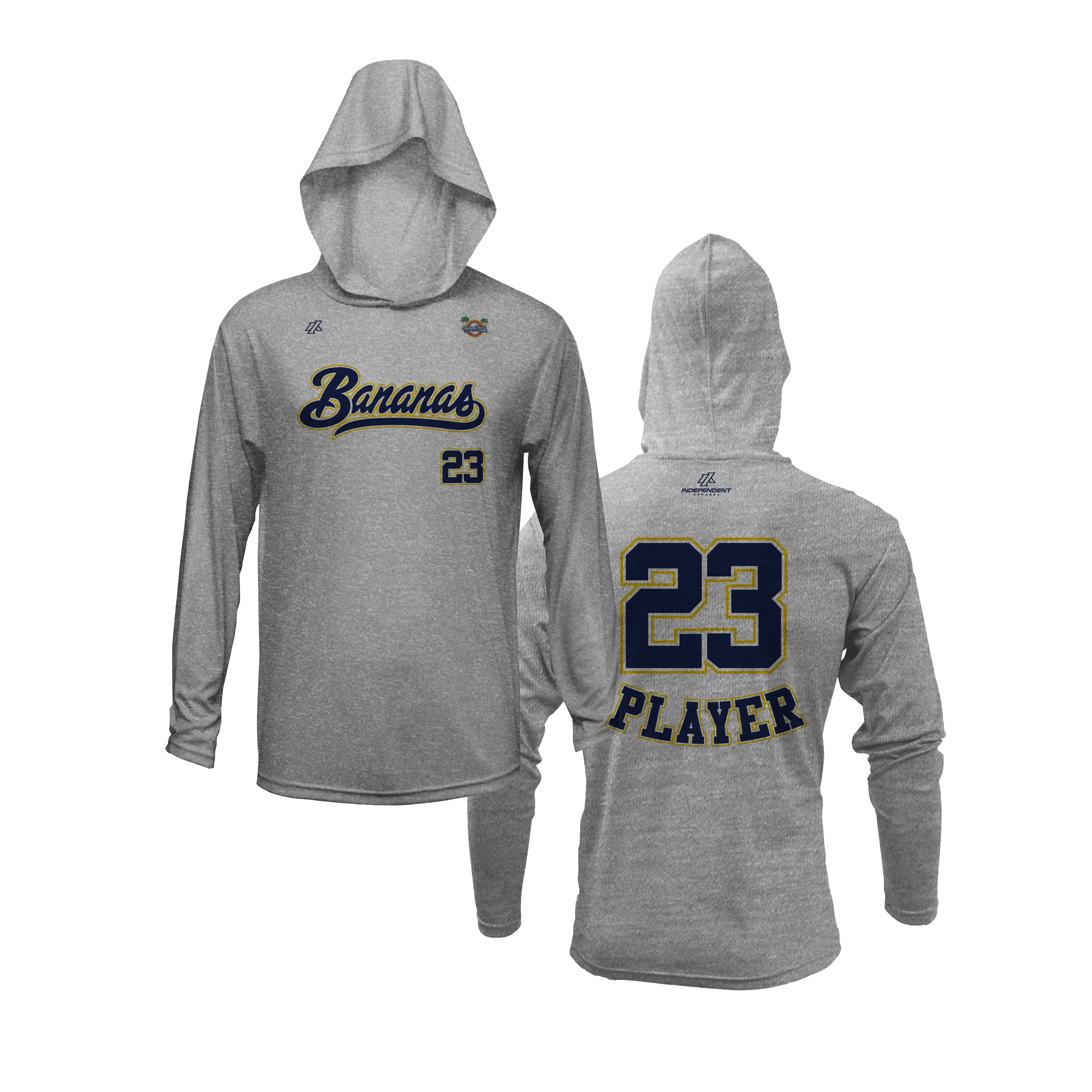 CCLL Bananas Script Lightweight Hoodie