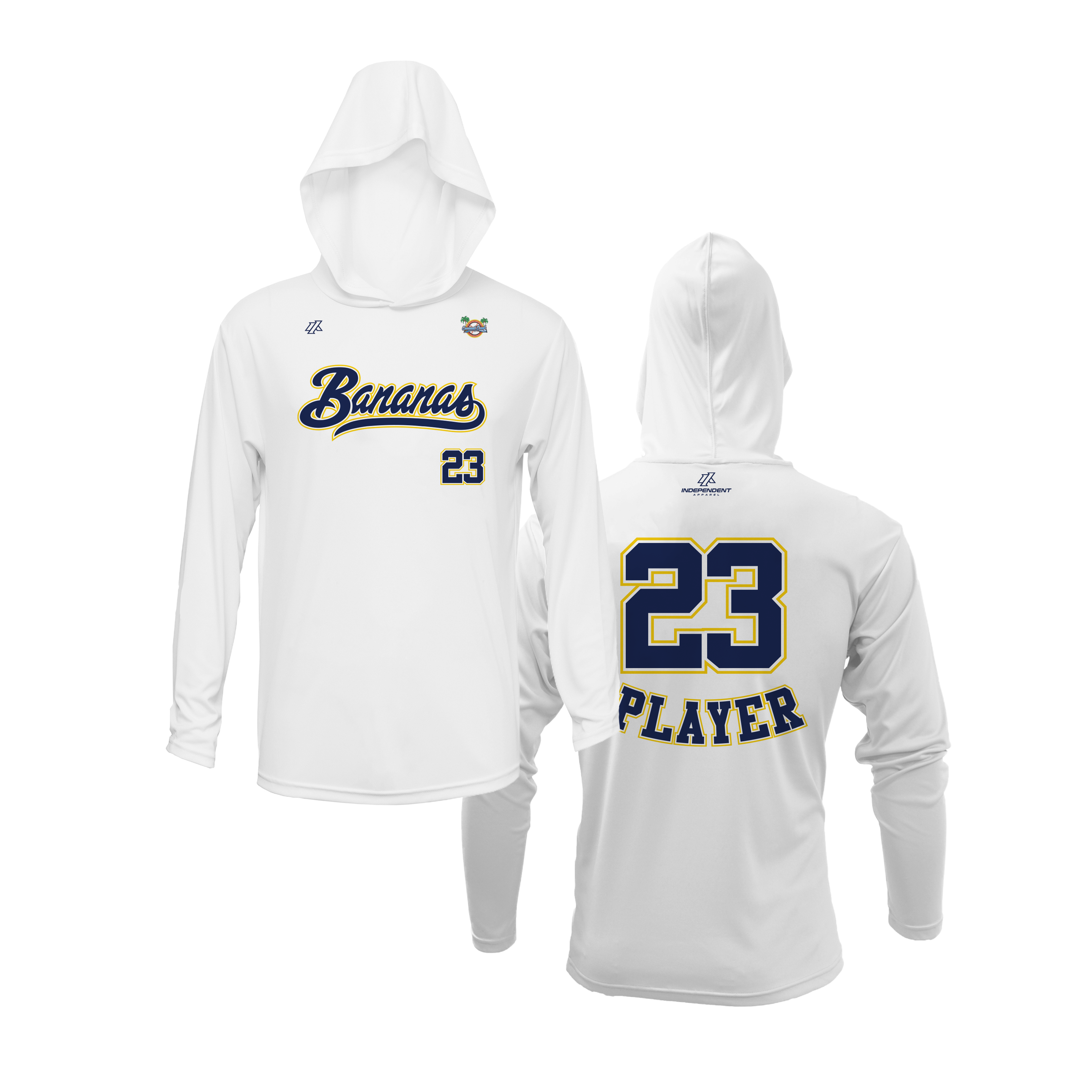 CCLL Bananas Script Lightweight Hoodie