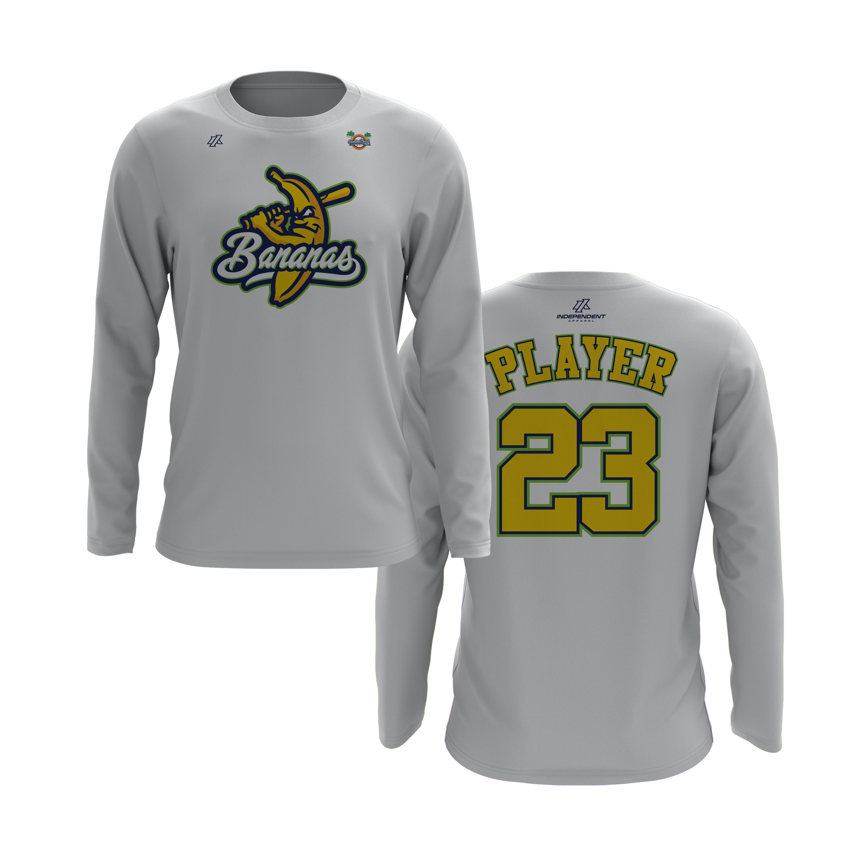 CCLL Bananas Mascot Long Sleeve Shirt