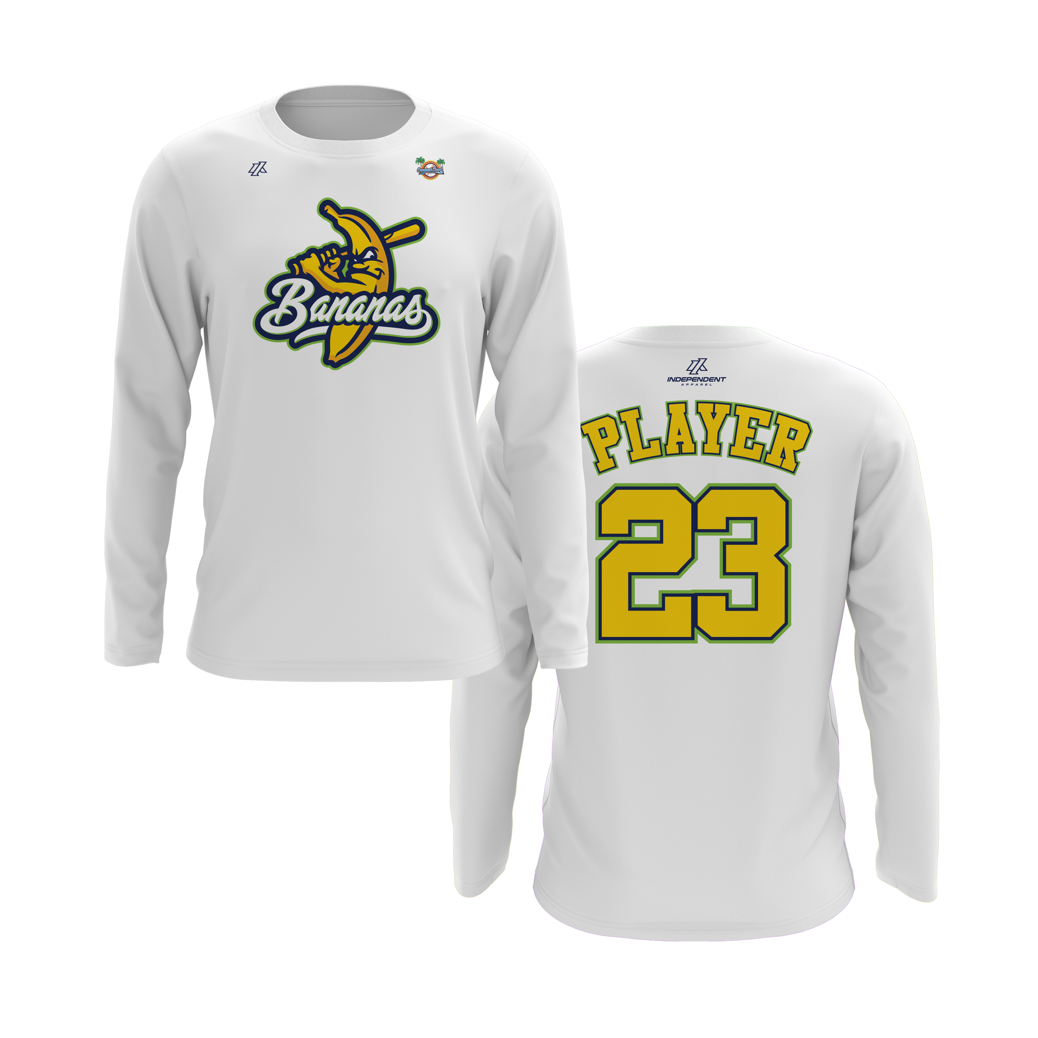 CCLL Bananas Mascot Long Sleeve Shirt