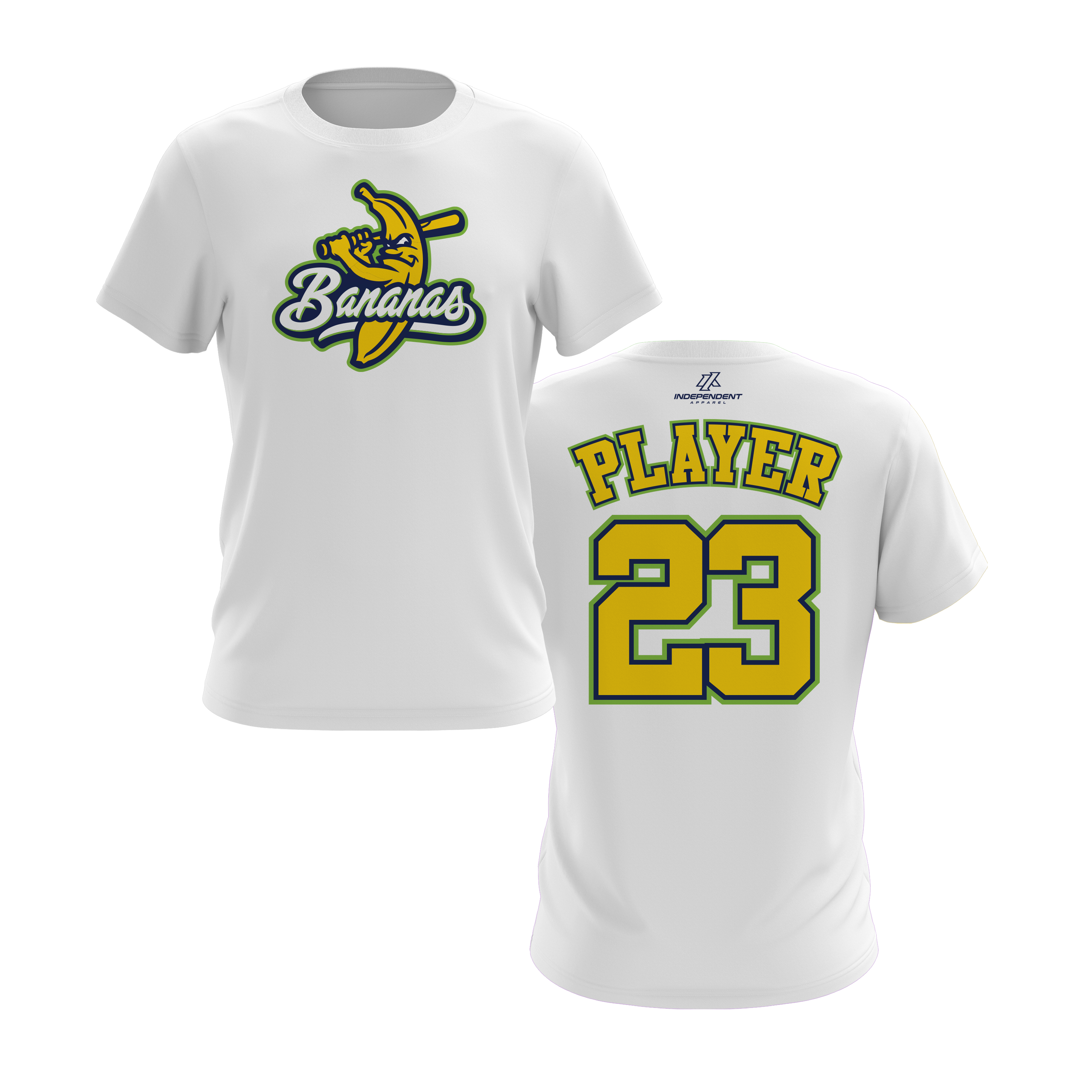 CCLL Bananas Mascot Short Sleeve Shirt
