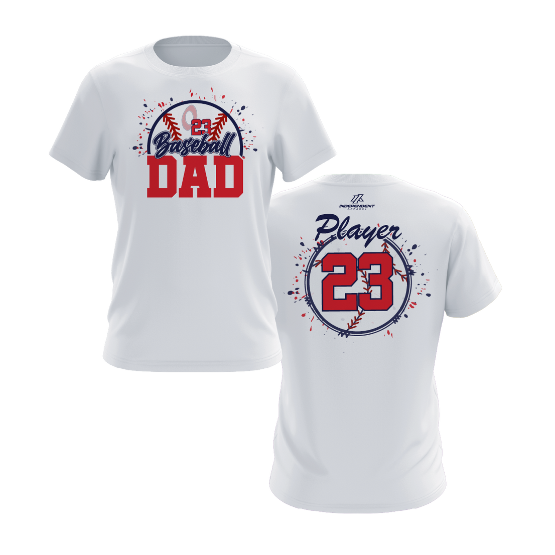 Okeeheelee Baseball Dad Short Sleeve Shirt