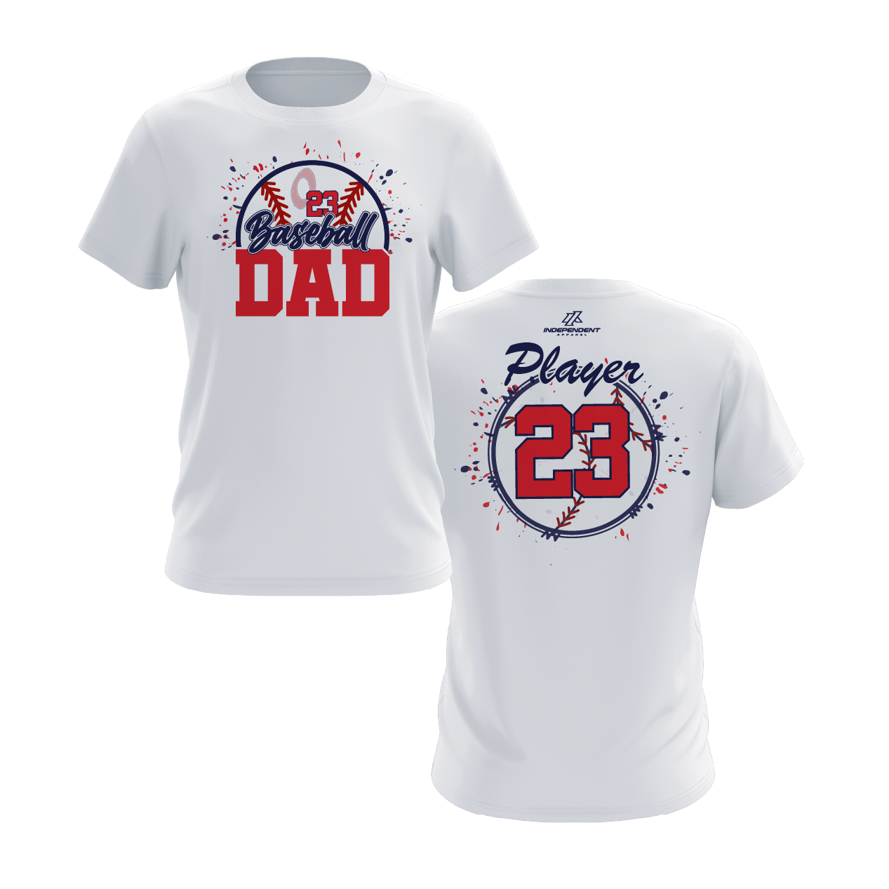 Okeeheelee Baseball Dad Short Sleeve Shirt
