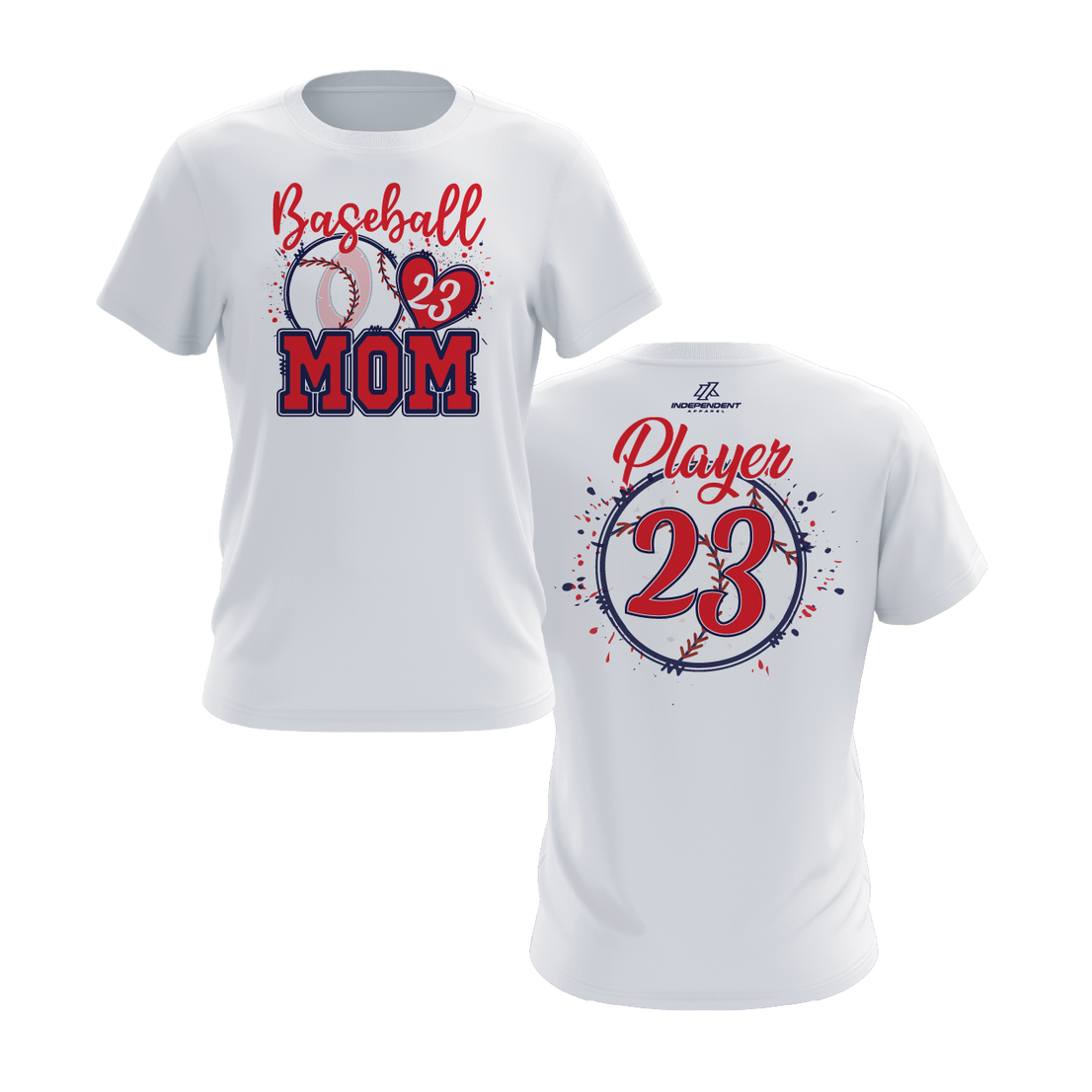 Okeeheelee Baseball Mom Short Sleeve Shirt