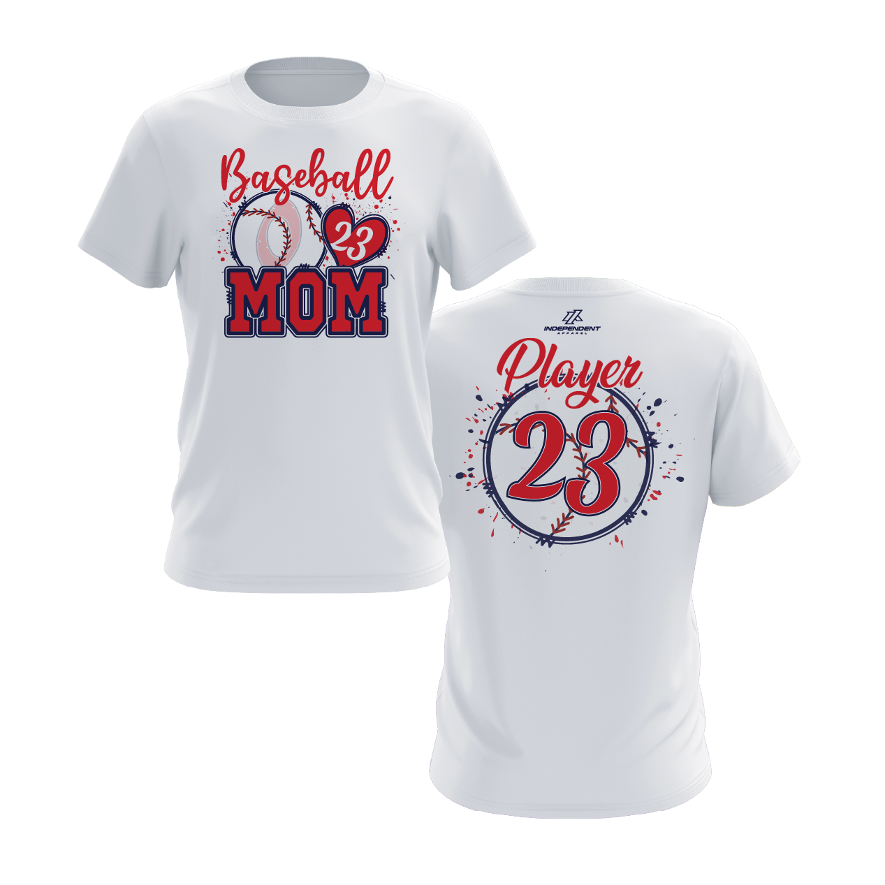 Okeeheelee Baseball Mom Short Sleeve Shirt